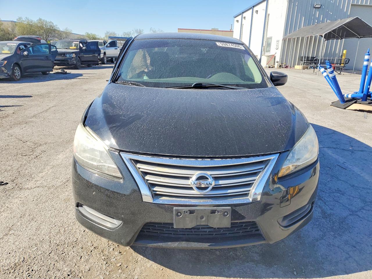 2014 Nissan Sentra Sv Black vin: 3N1AB7AP7EL676011