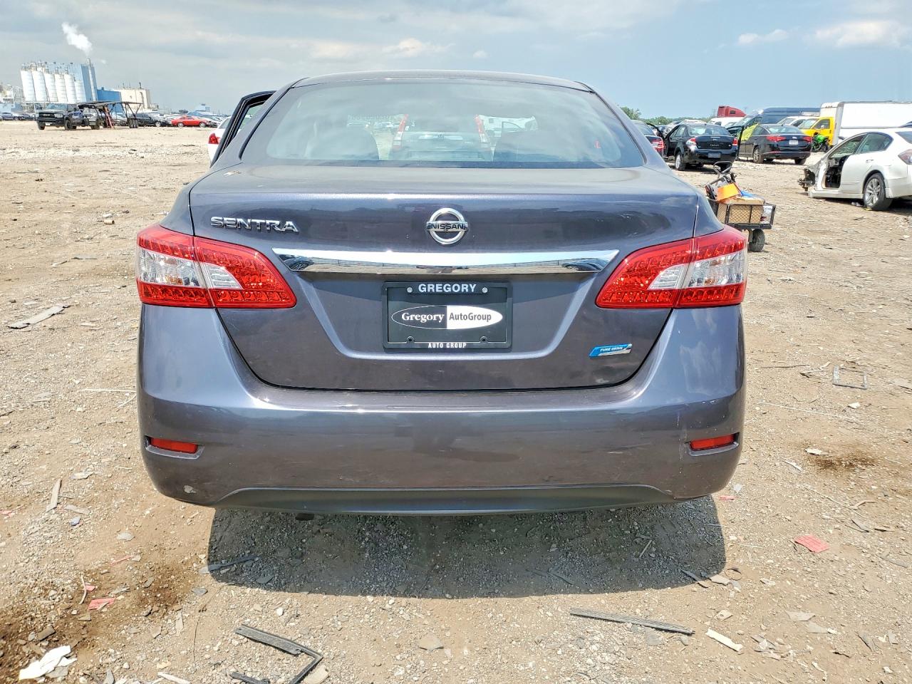 2014 Nissan Sentra S Gray vin: 3N1AB7AP7EL681144