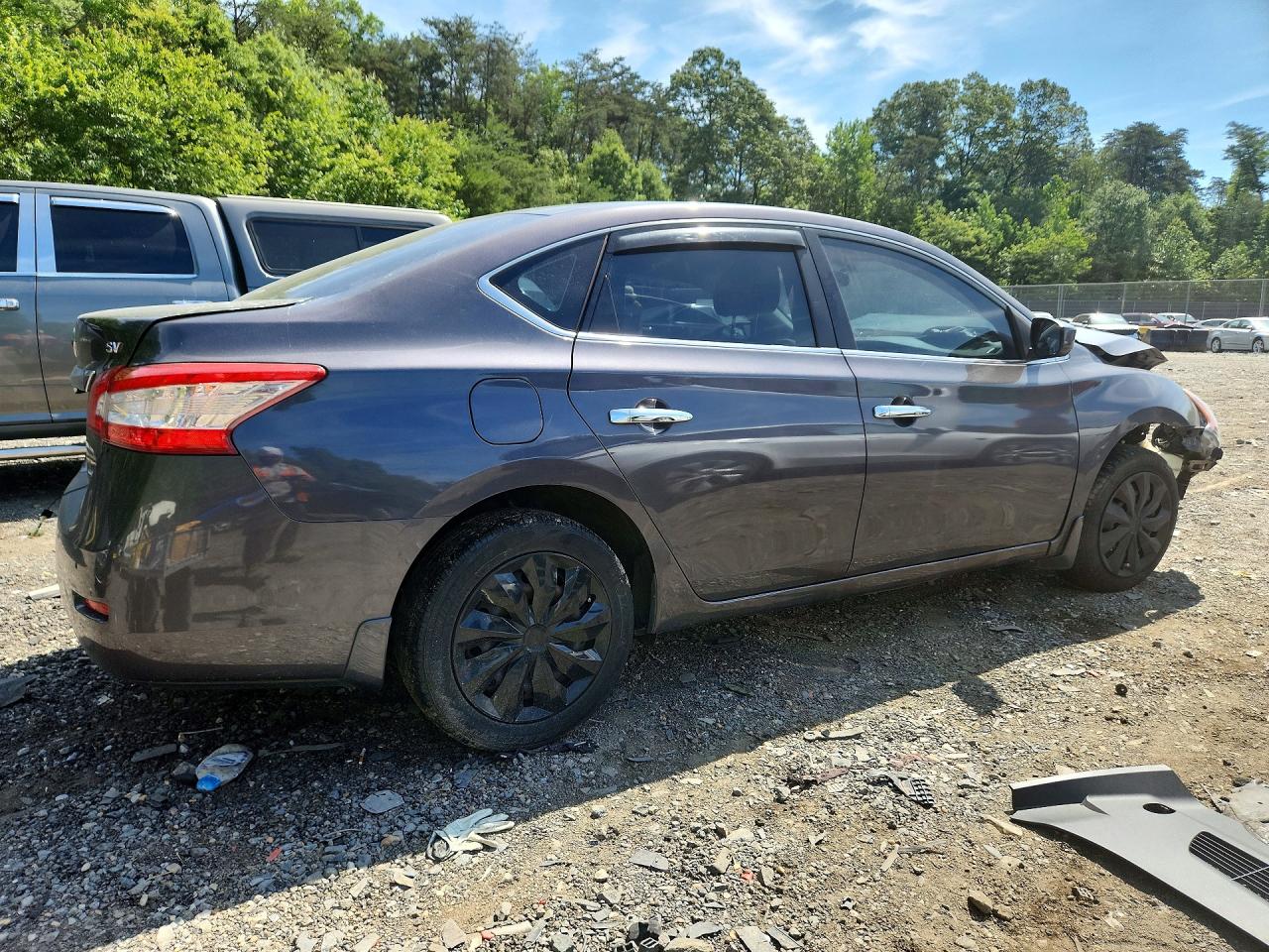 2014 Nissan Sentra Sv Charcoal vin: 3N1AB7AP7EL683251