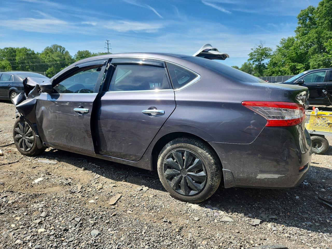 2014 Nissan Sentra Sv Charcoal vin: 3N1AB7AP7EL683251
