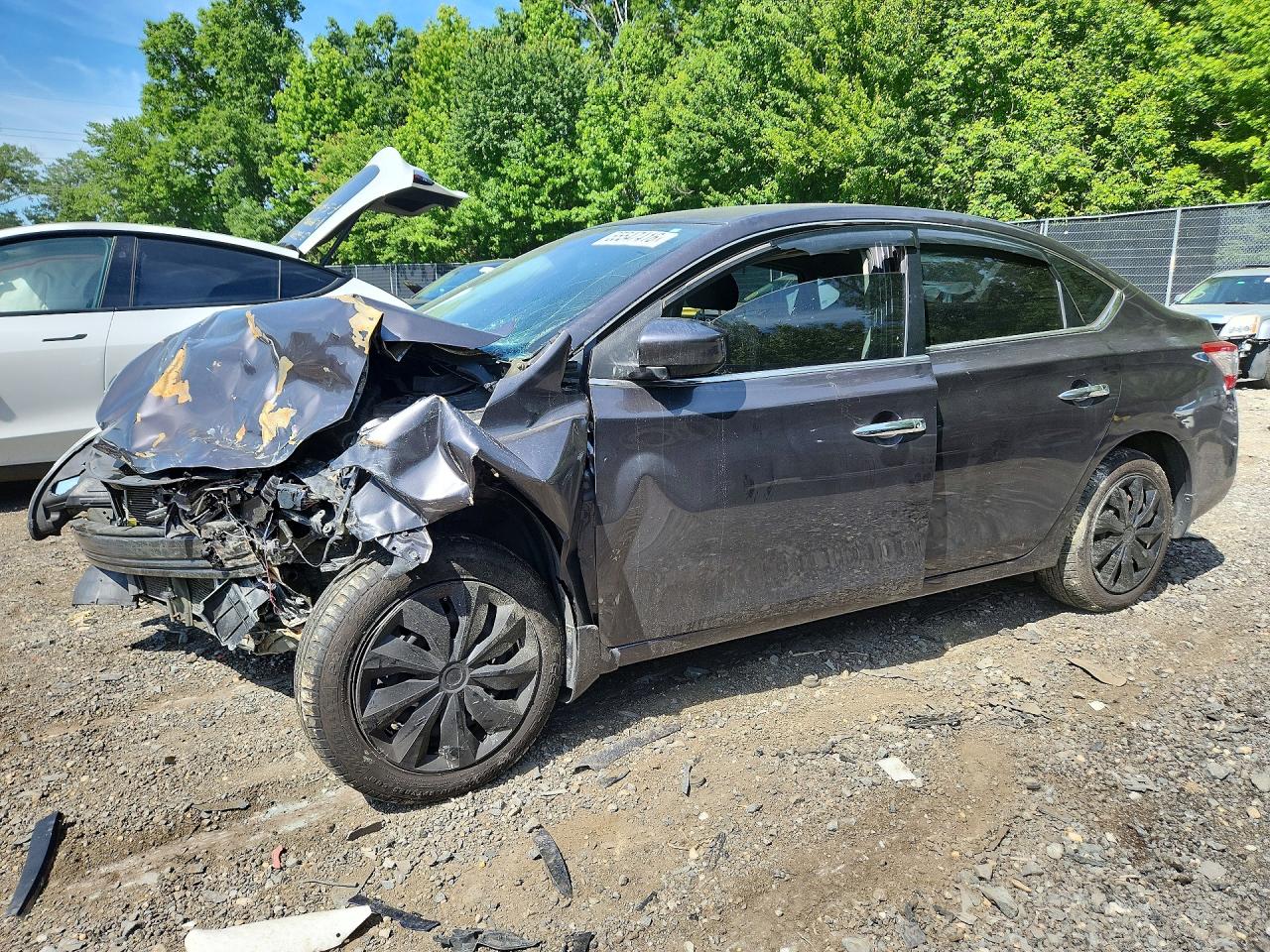 2014 Nissan Sentra Sv Charcoal vin: 3N1AB7AP7EL683251