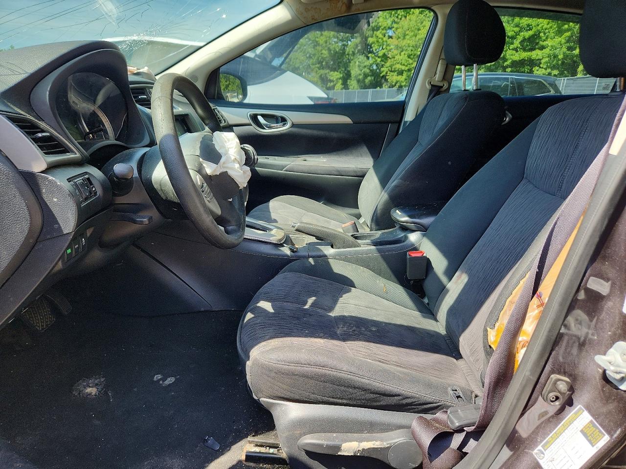 2014 Nissan Sentra Sv Charcoal vin: 3N1AB7AP7EL683251