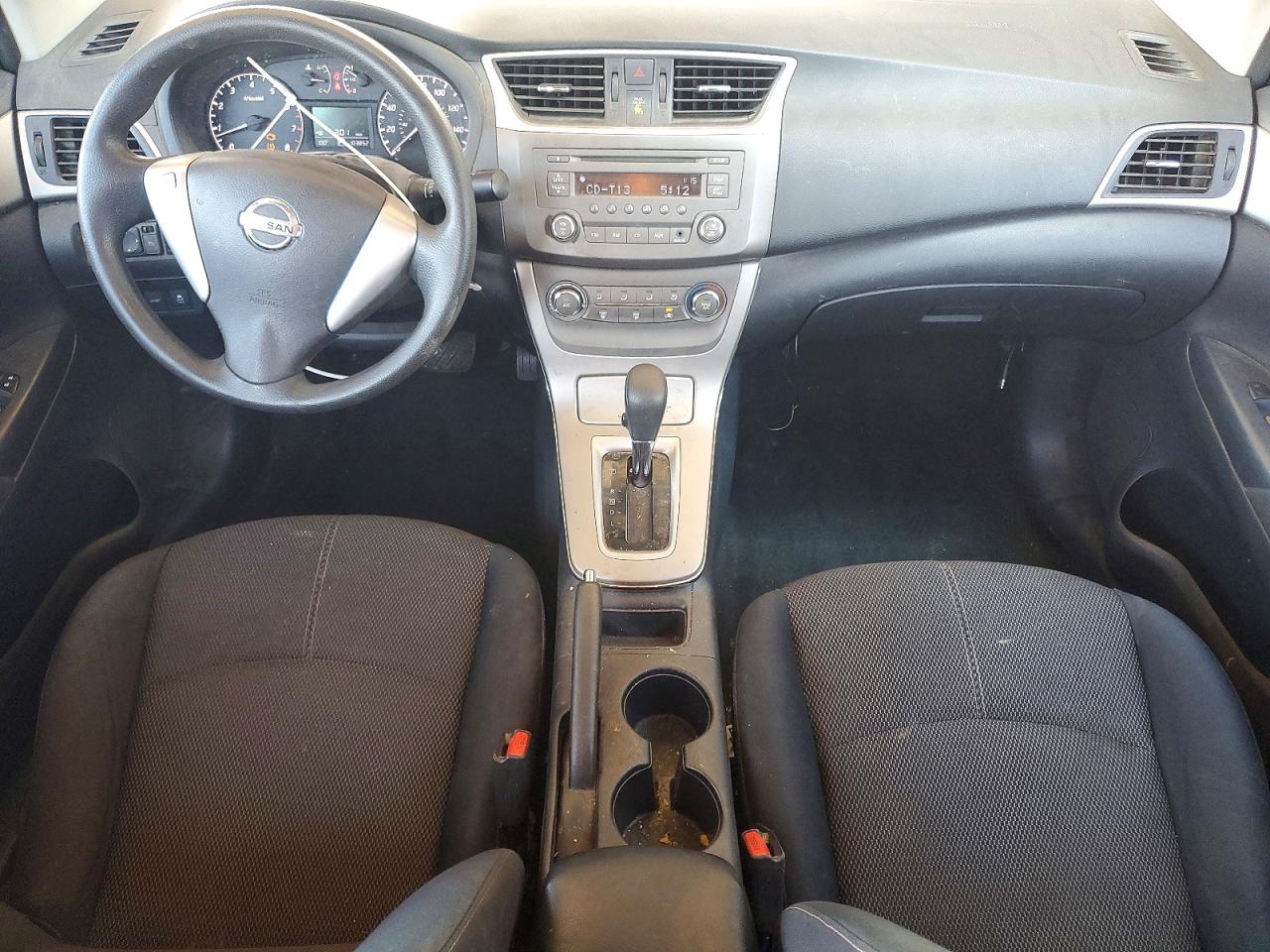 2014 Nissan Sentra S Silver vin: 3N1AB7AP7EL683282