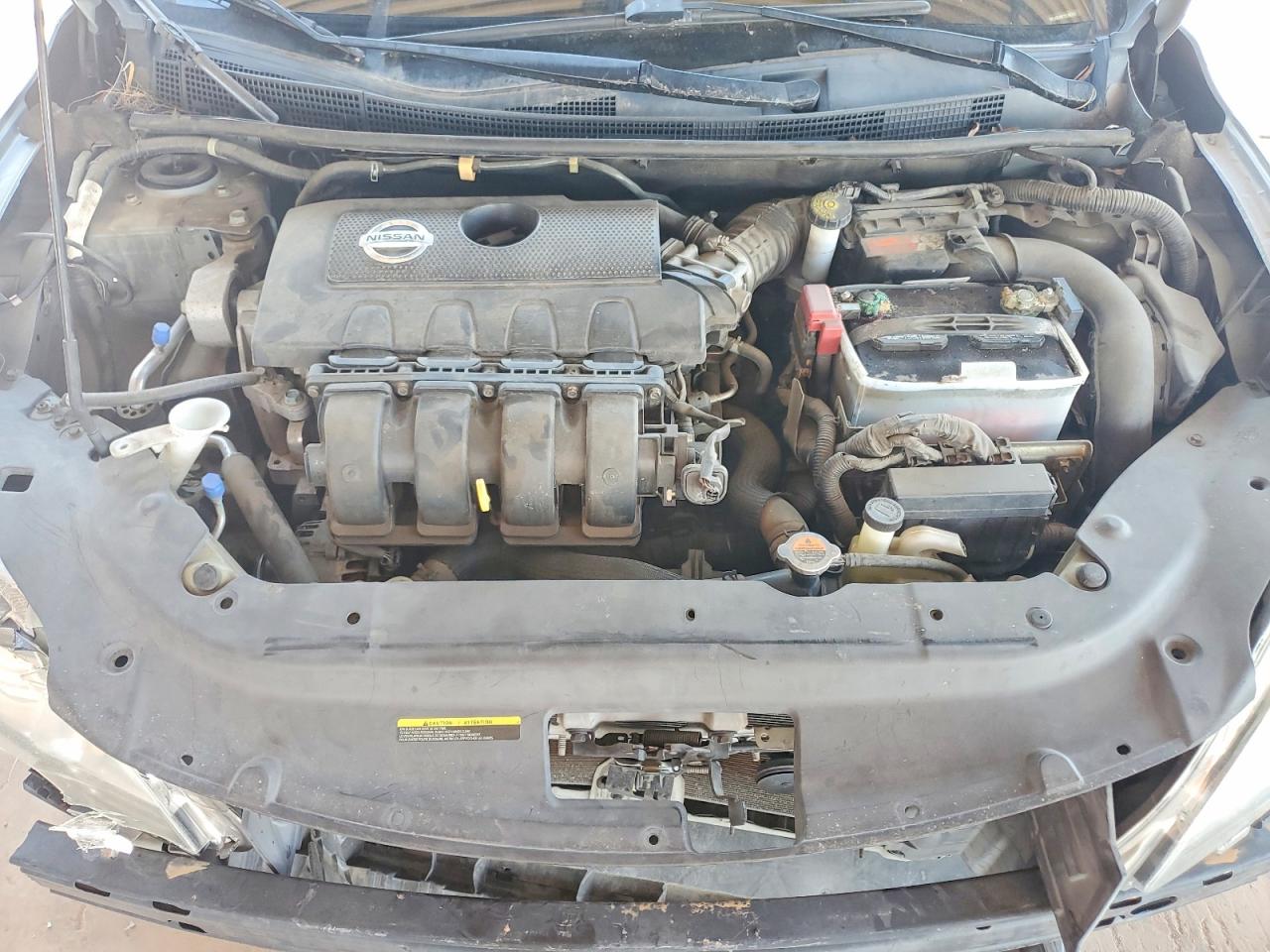 2014 Nissan Sentra S Silver vin: 3N1AB7AP7EL683282