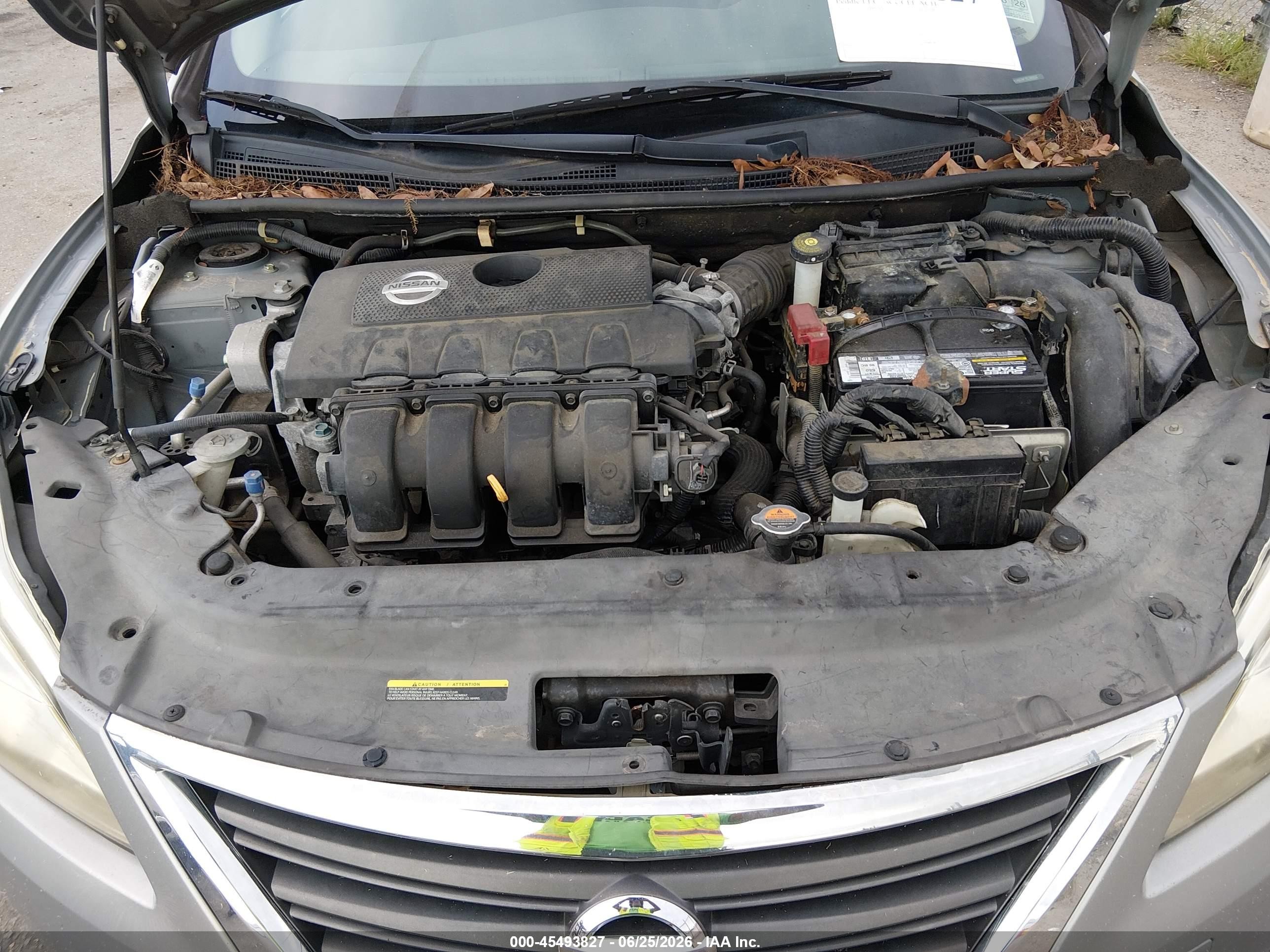 2014 Nissan Sentra S Silver vin: 3N1AB7AP7EL685632