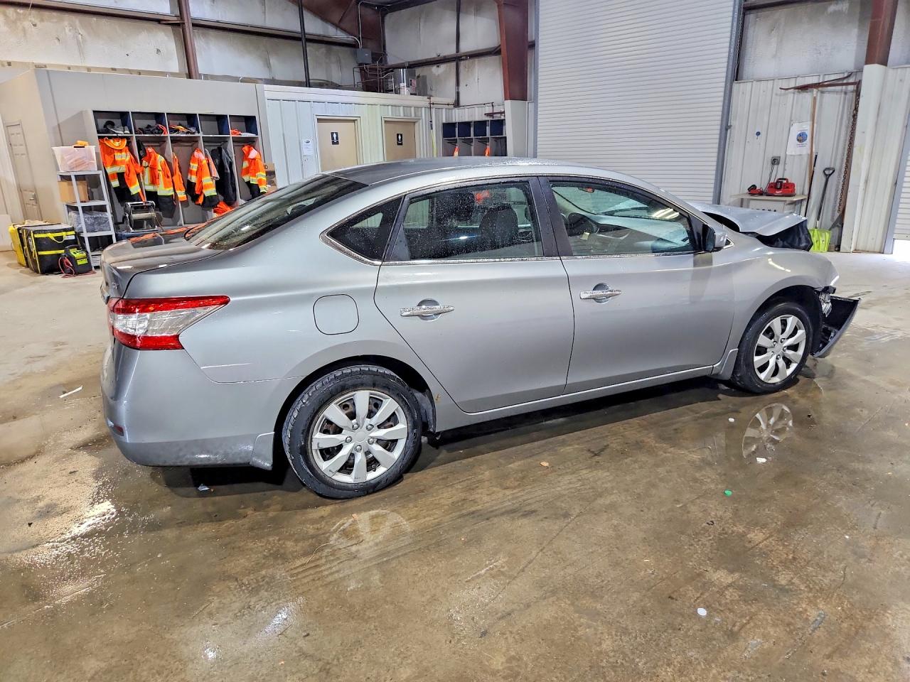 2014 Nissan Sentra Sv Silver vin: 3N1AB7AP7EL686294