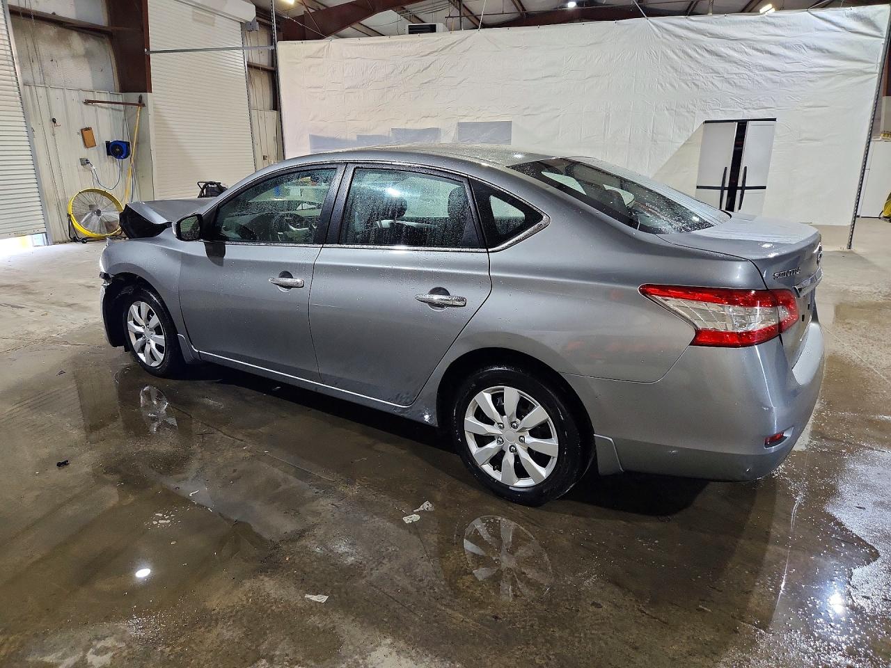 2014 Nissan Sentra Sv Silver vin: 3N1AB7AP7EL686294