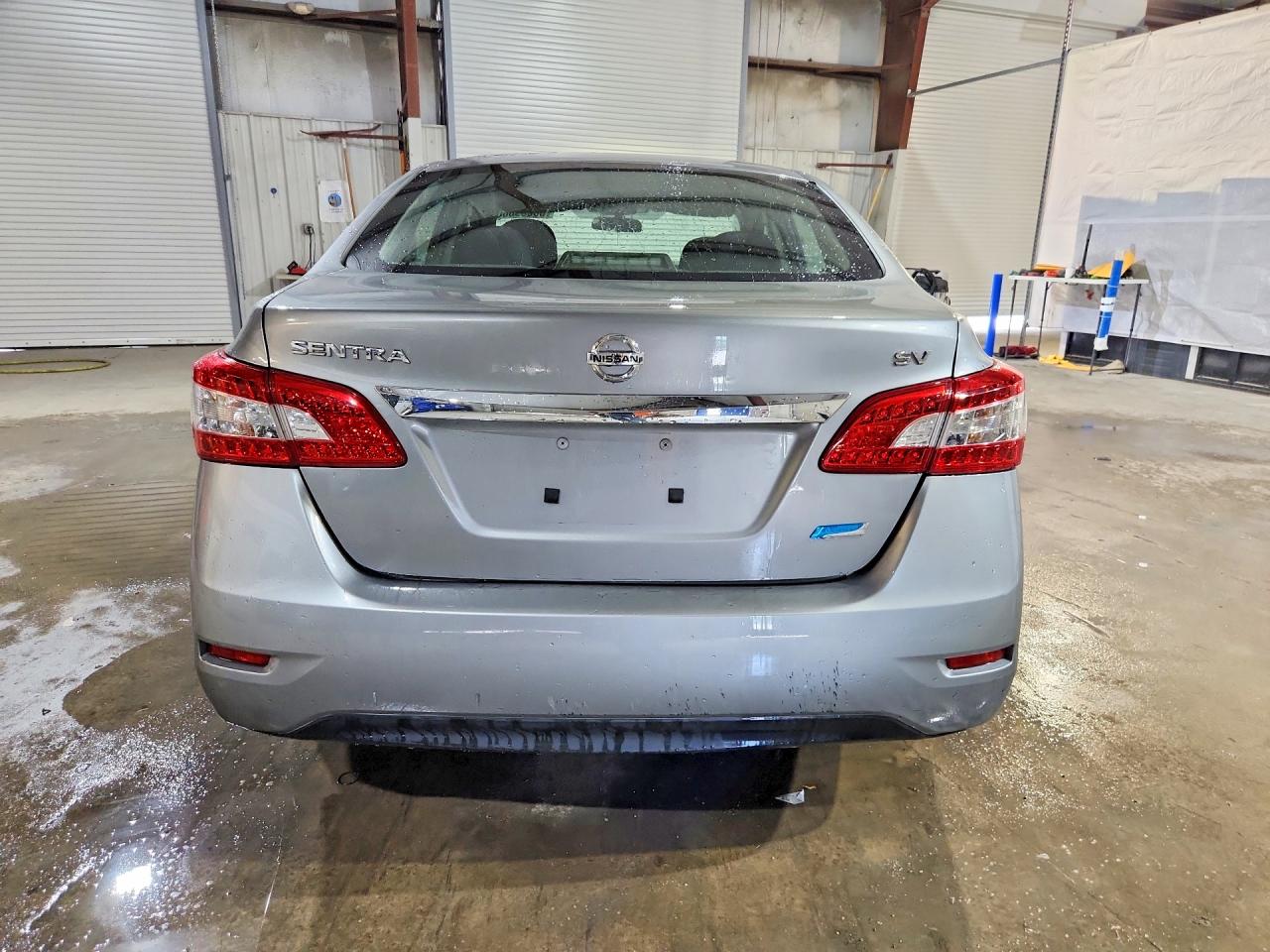 2014 Nissan Sentra Sv Silver vin: 3N1AB7AP7EL686294