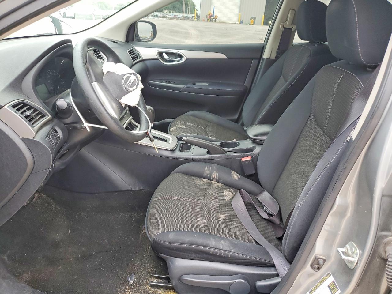 2014 Nissan Sentra S Серый vin: 3N1AB7AP7EL689339