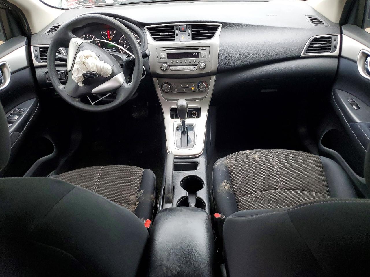 2014 Nissan Sentra S Серый vin: 3N1AB7AP7EL689339