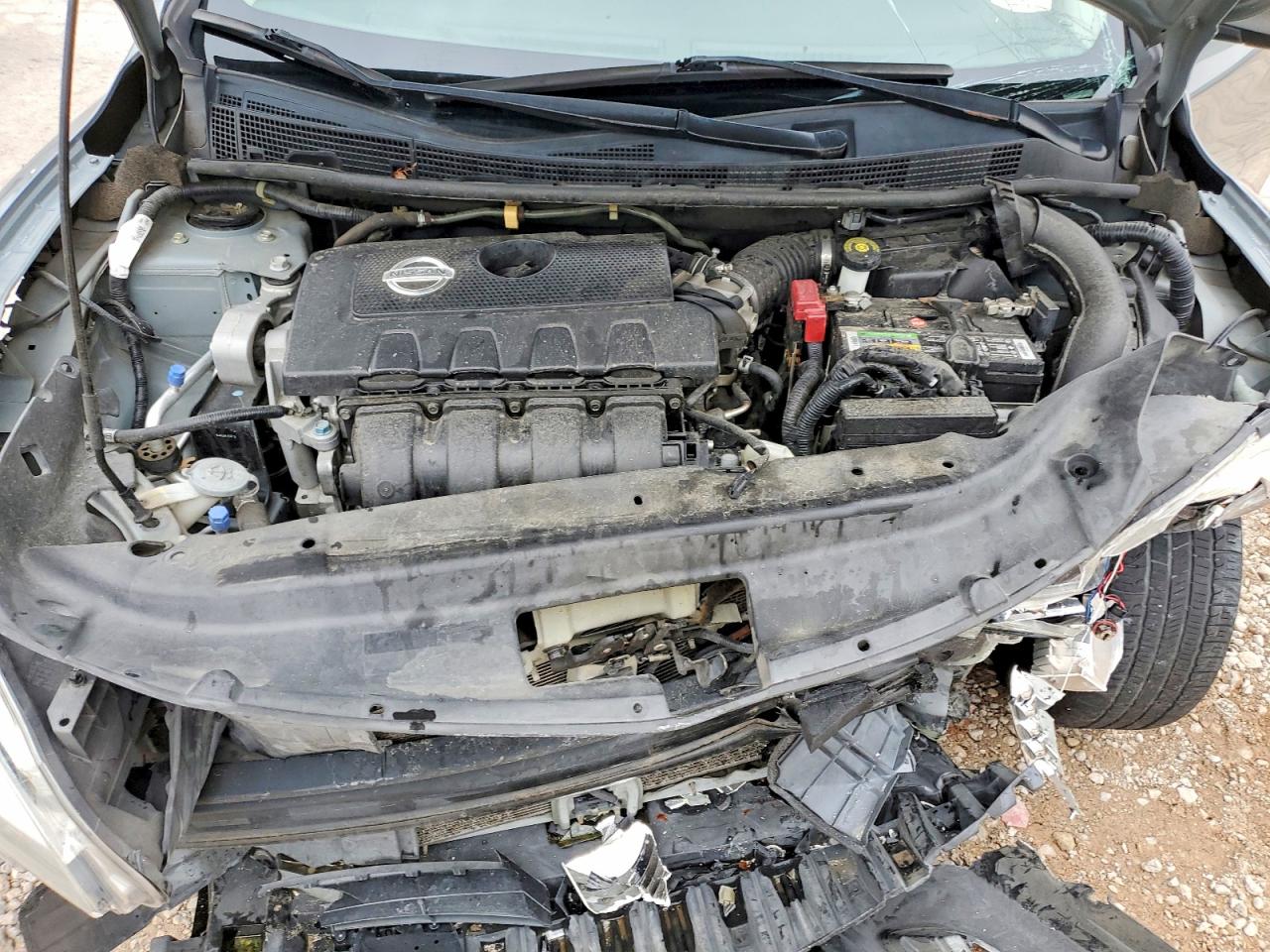 2014 Nissan Sentra S Серый vin: 3N1AB7AP7EL689339