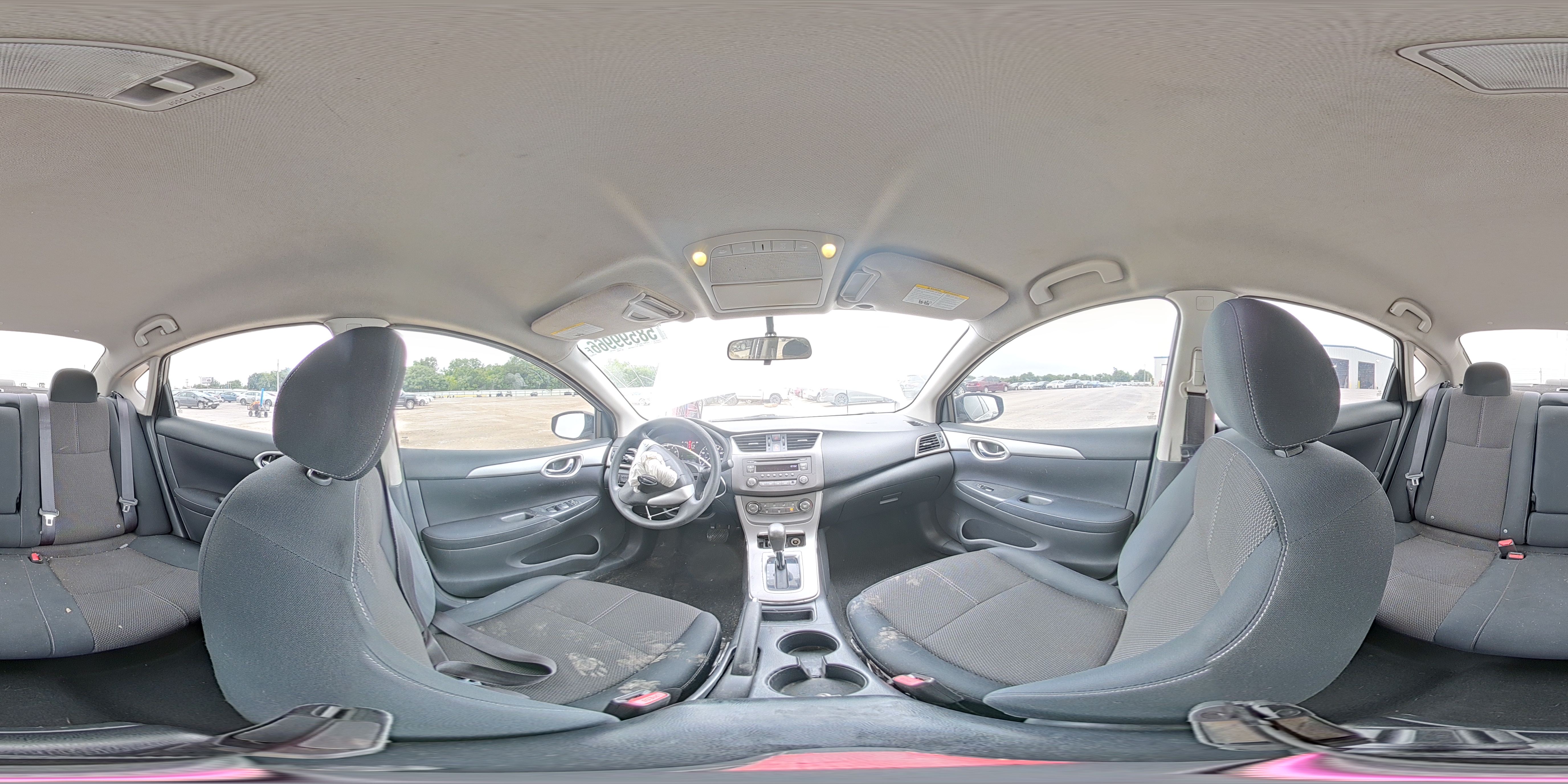2014 Nissan Sentra S Серый vin: 3N1AB7AP7EL689339