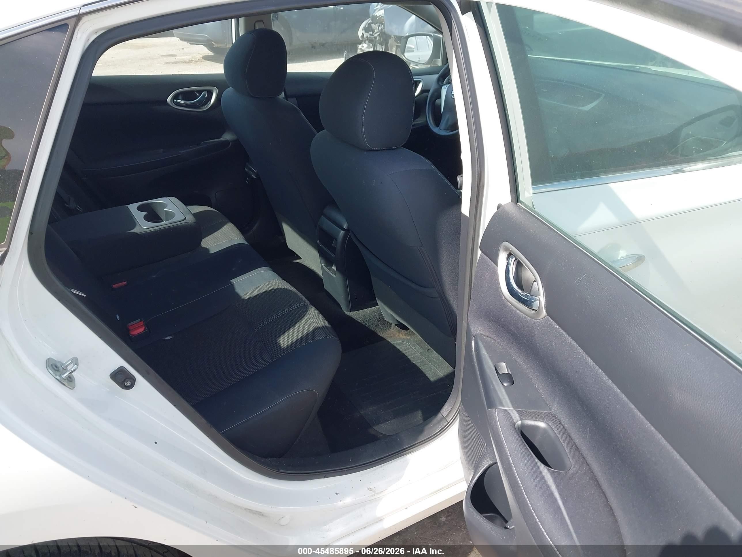 2014 Nissan Sentra S White vin: 3N1AB7AP7EL691284