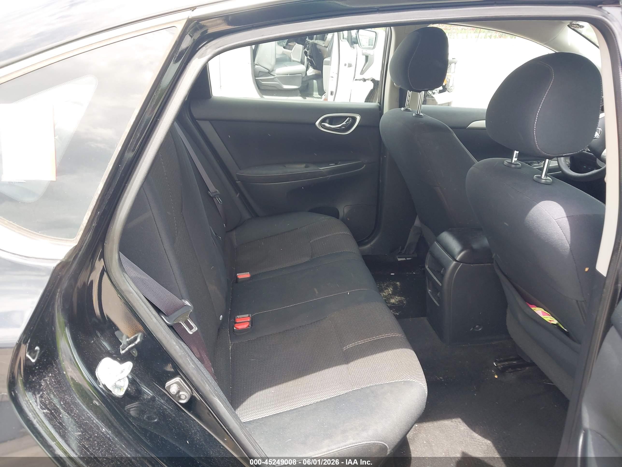 2014 Nissan Sentra S Black vin: 3N1AB7AP7EL697683