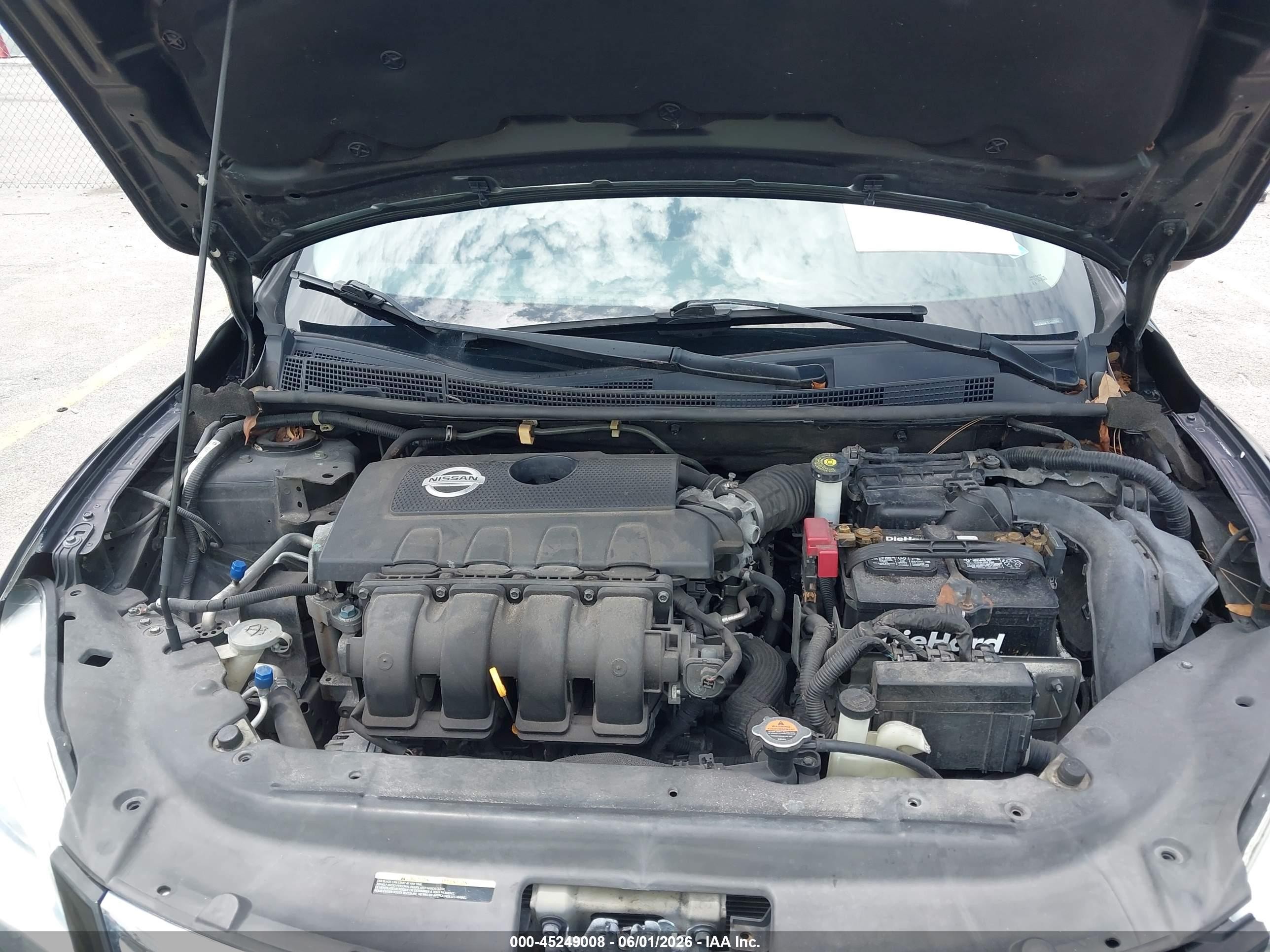 2014 Nissan Sentra S Black vin: 3N1AB7AP7EL697683