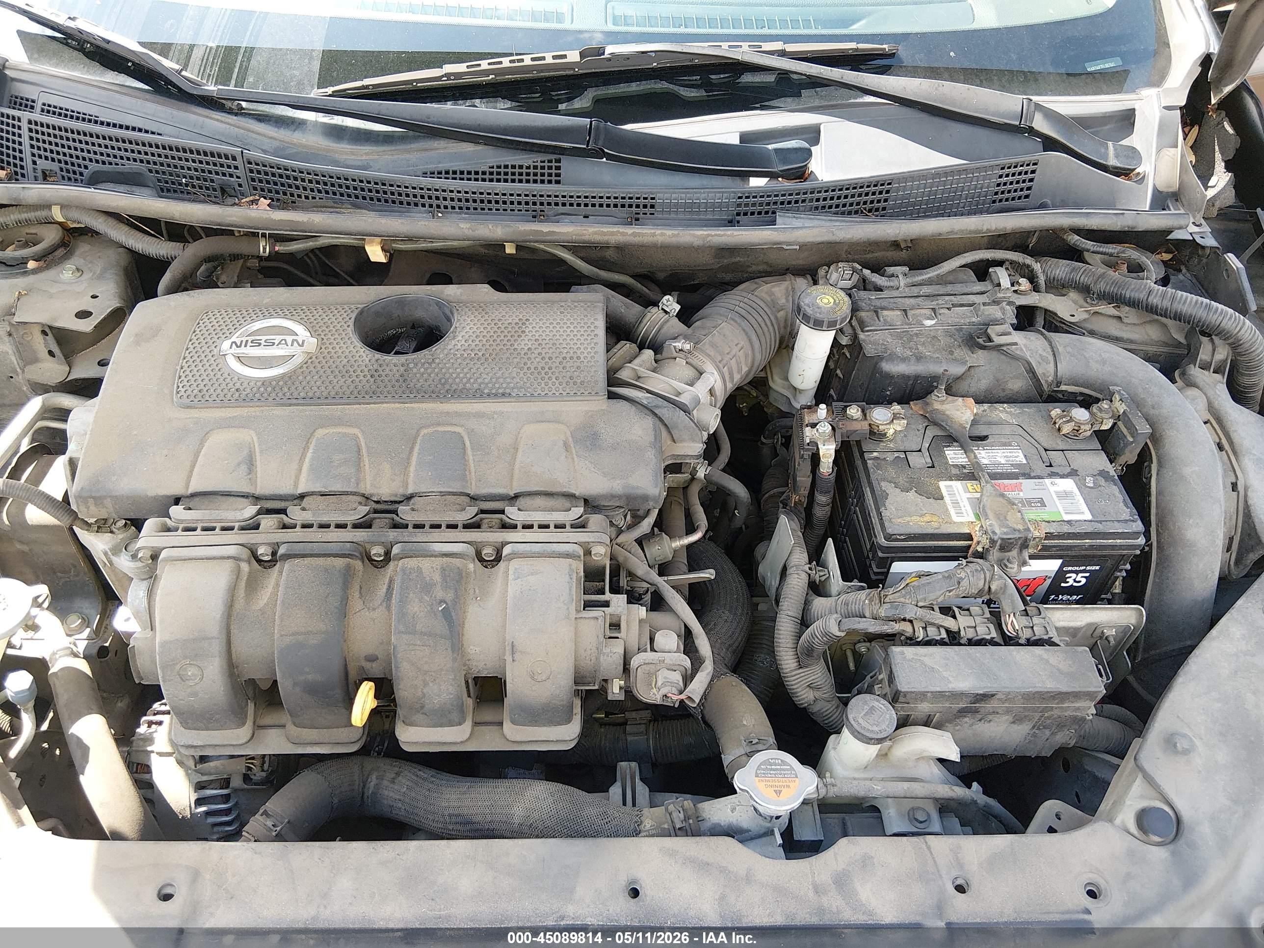 2014 Nissan Sentra Sv Black vin: 3N1AB7AP7EL697845