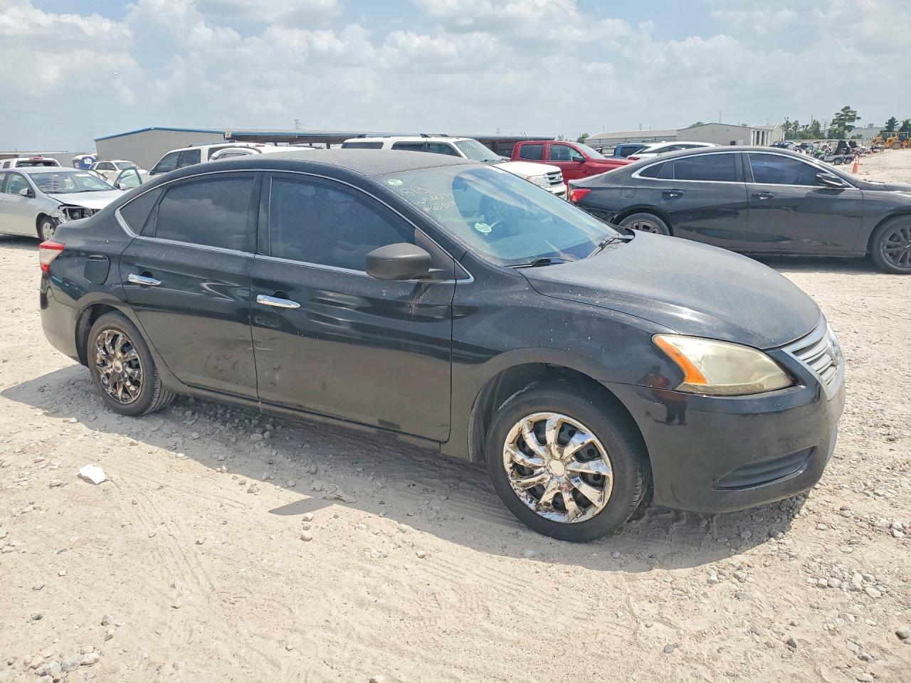 2014 Nissan Sentra Sv Black vin: 3N1AB7AP7EY200781