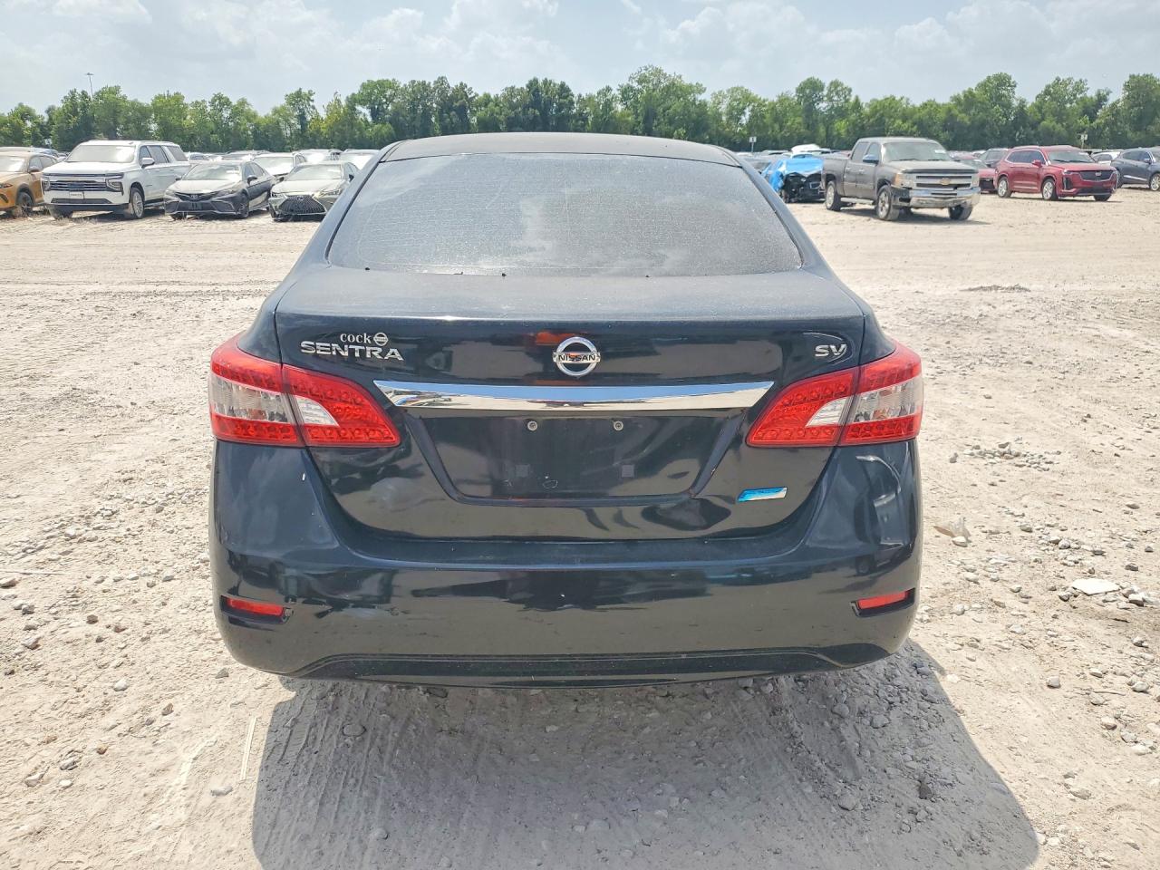 2014 Nissan Sentra Sv Black vin: 3N1AB7AP7EY200781