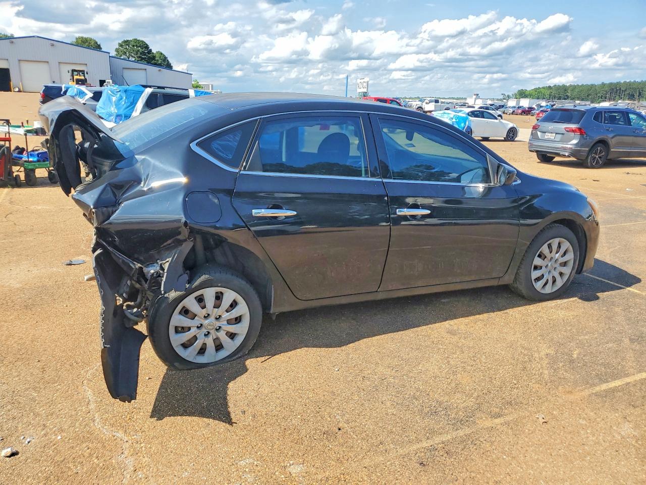2014 Nissan Sentra S Black vin: 3N1AB7AP7EY203731