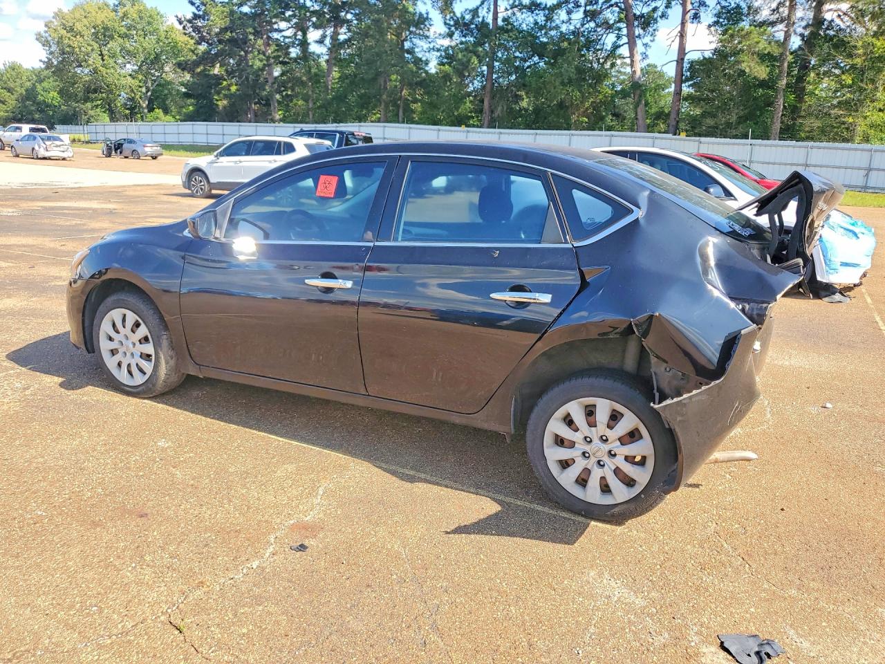 2014 Nissan Sentra S Black vin: 3N1AB7AP7EY203731
