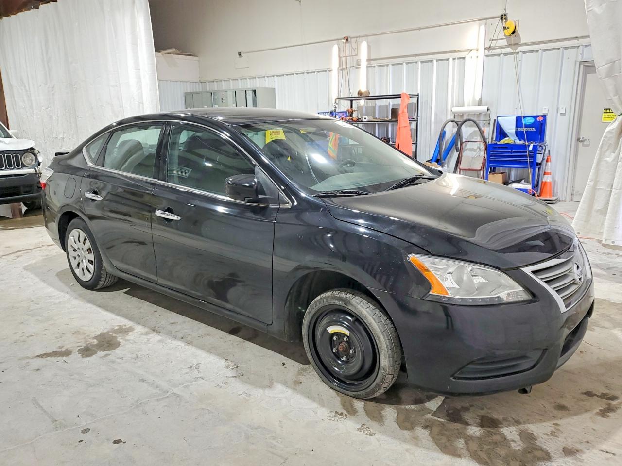 2014 Nissan Sentra Sv Black vin: 3N1AB7AP7EY214020