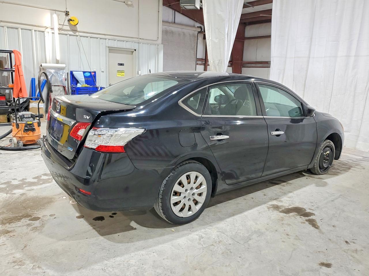 2014 Nissan Sentra Sv Black vin: 3N1AB7AP7EY214020