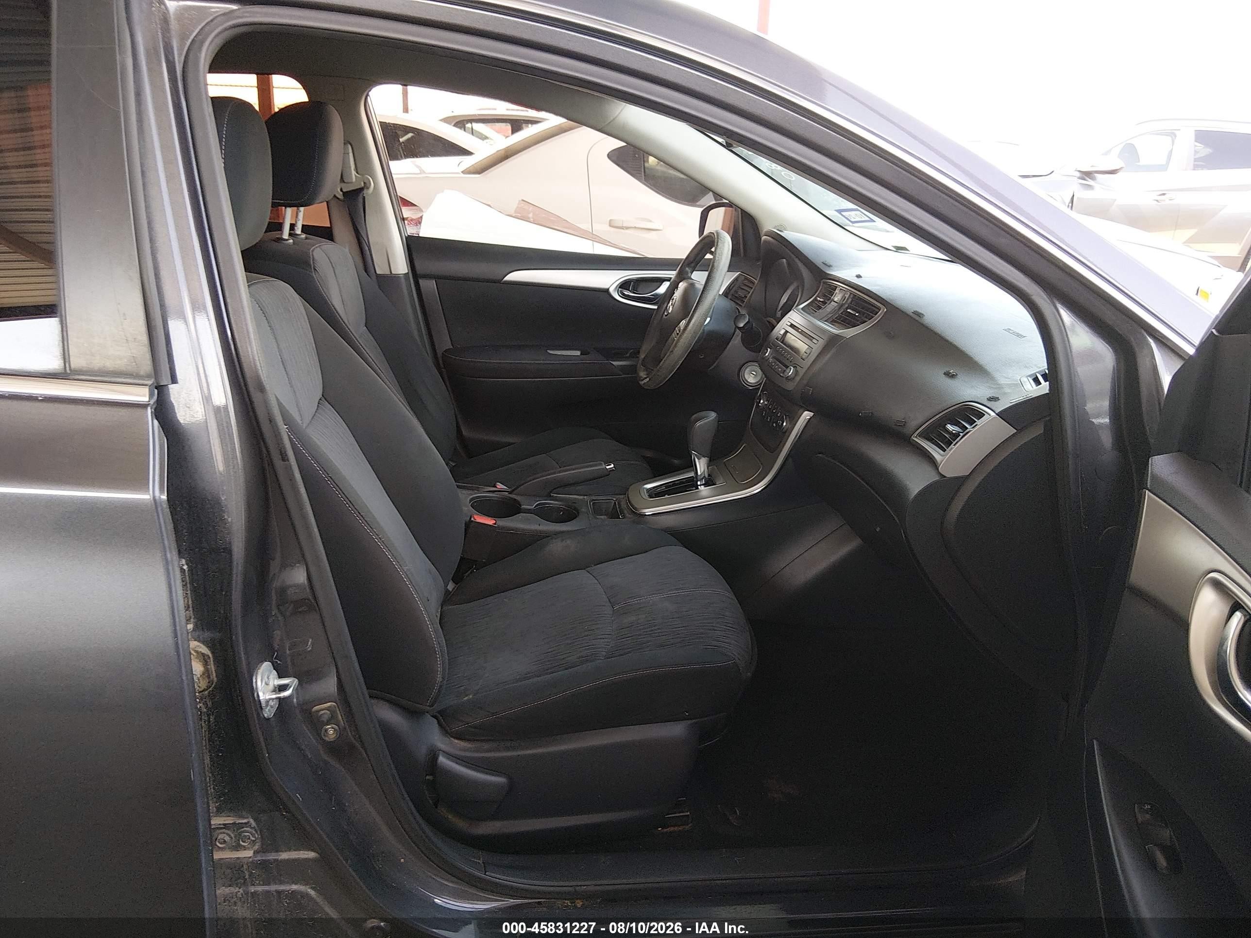 2014 Nissan Sentra Fe+ S/fe+ Sv/s/sl/sr/sv Gray vin: 3N1AB7AP7EY217757