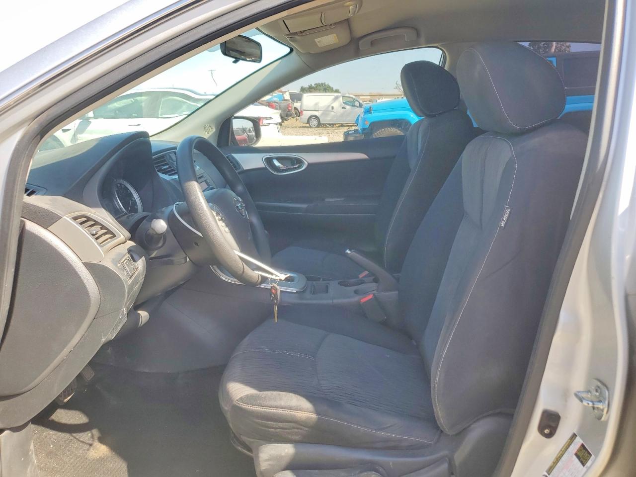 2014 Nissan Sentra Sv Silver vin: 3N1AB7AP7EY221114