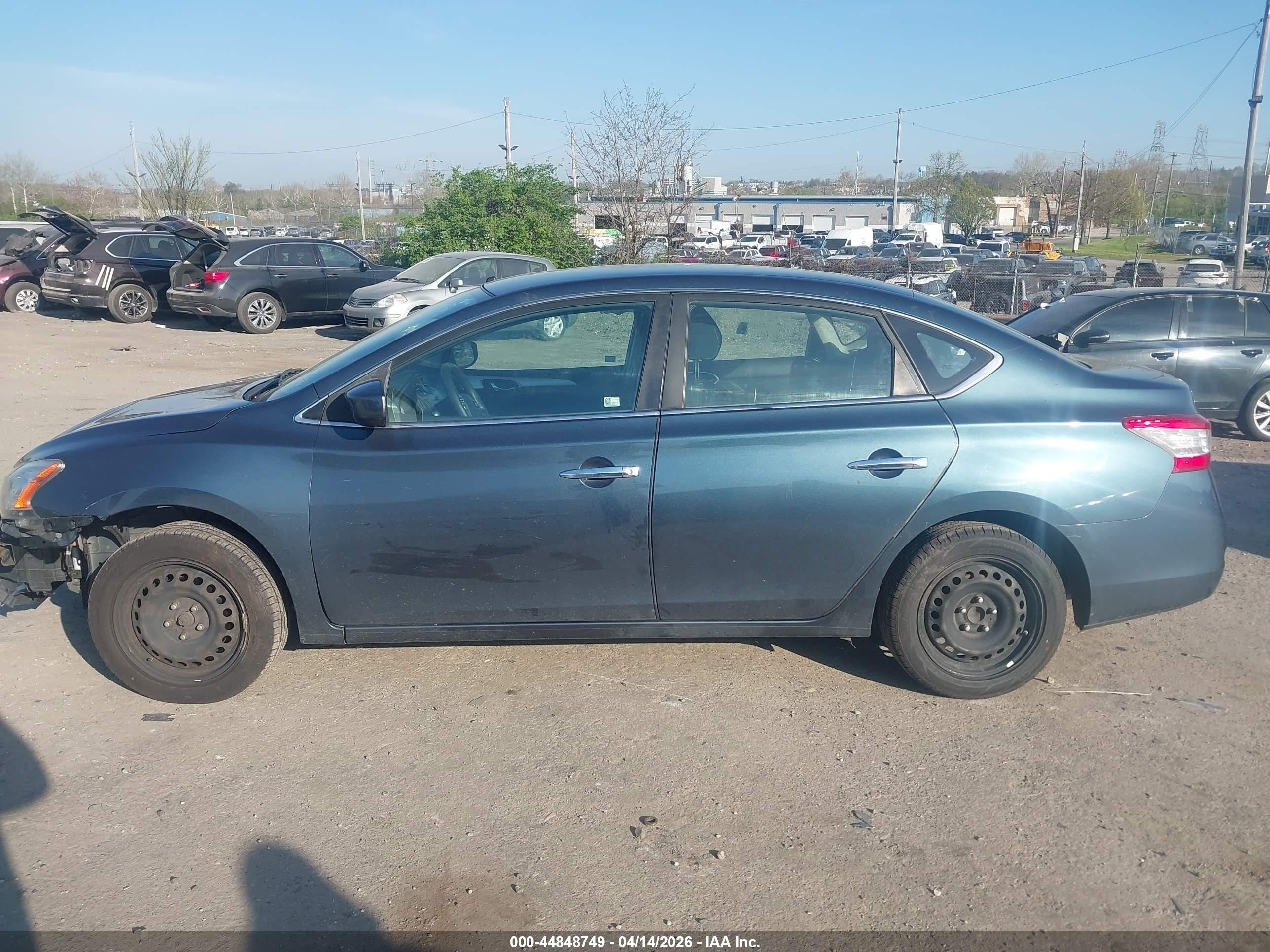 2014 Nissan Sentra Sv Dark Blue vin: 3N1AB7AP7EY223428