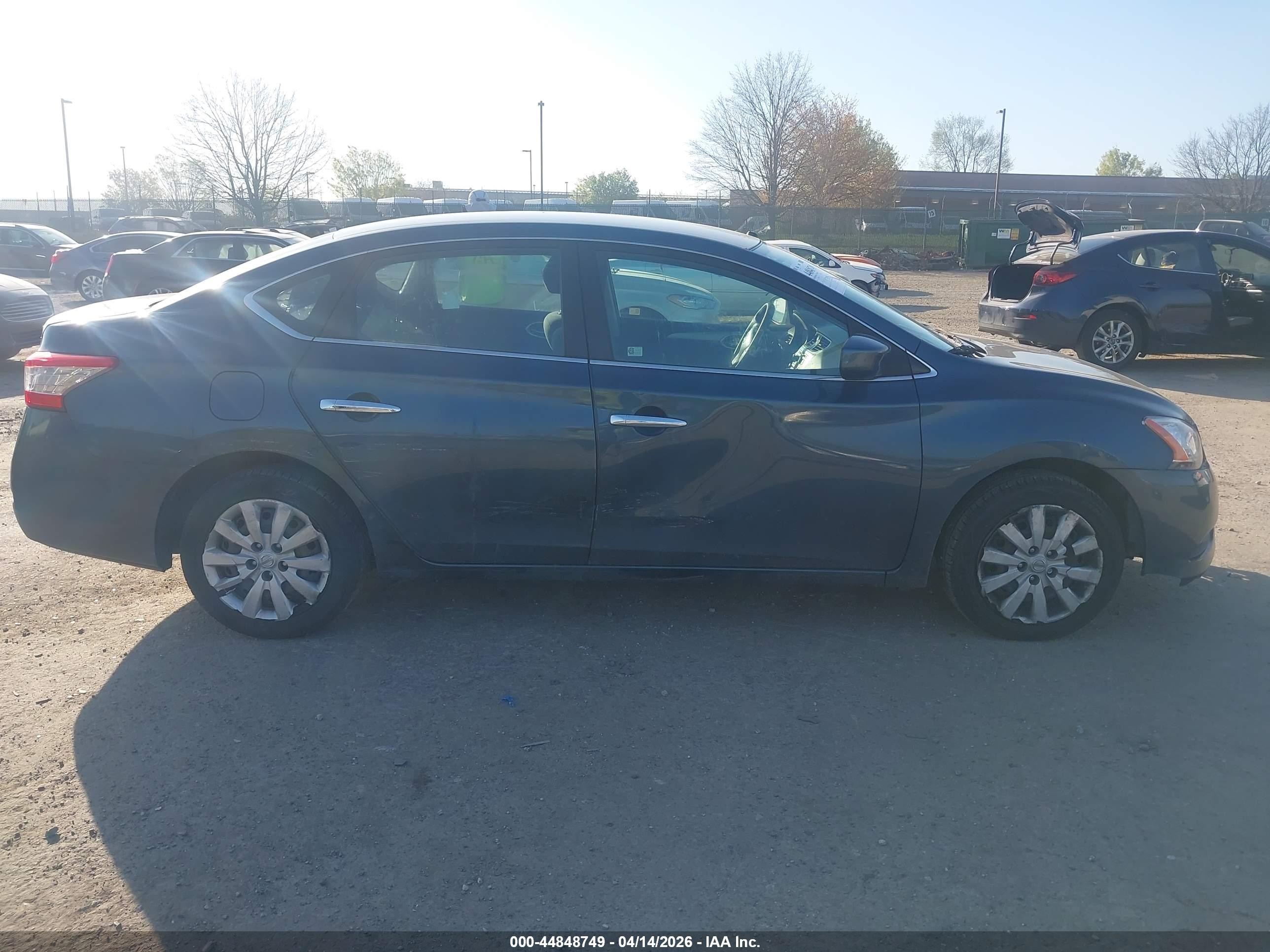 2014 Nissan Sentra Sv Dark Blue vin: 3N1AB7AP7EY223428
