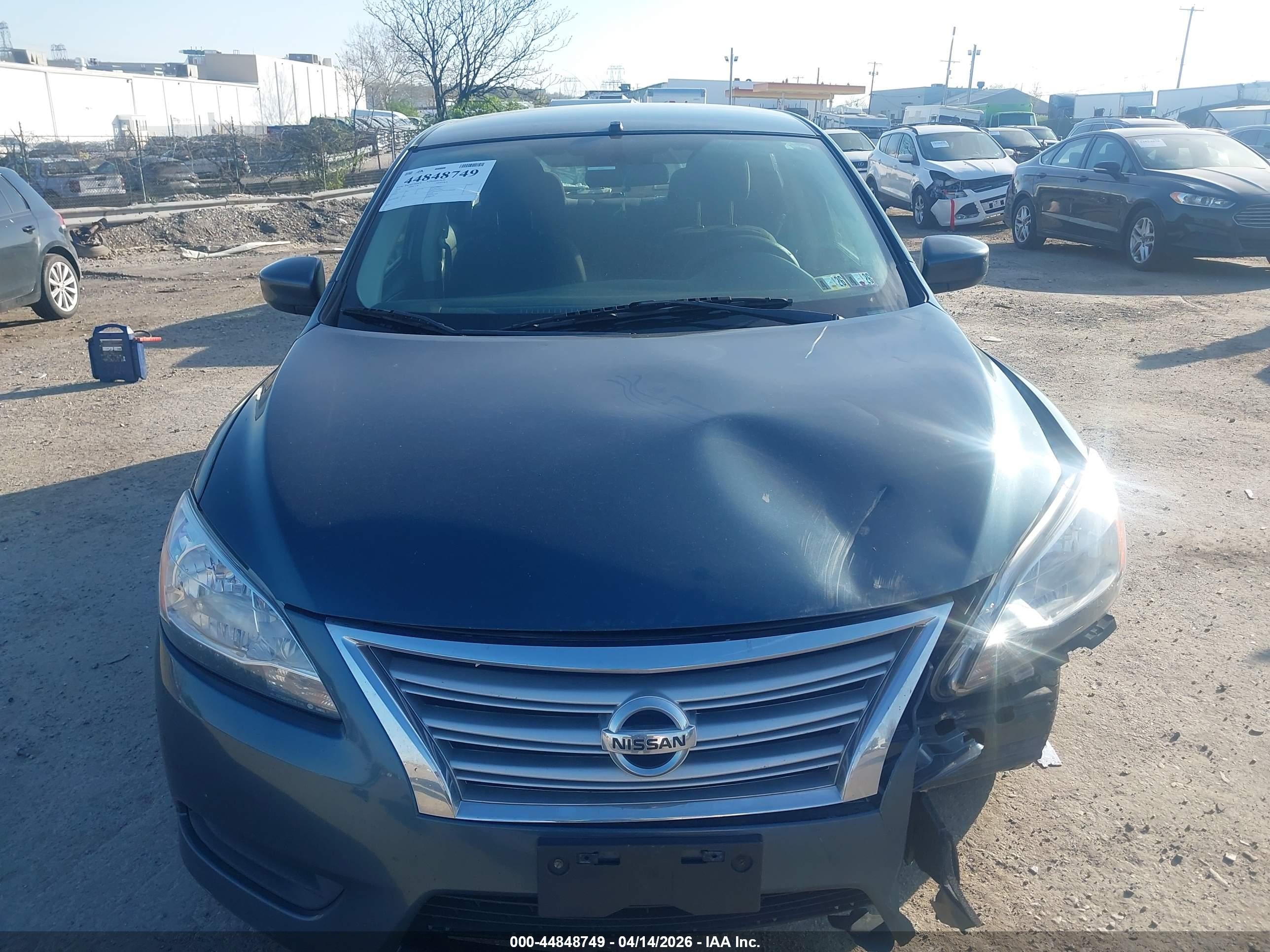 2014 Nissan Sentra Sv Dark Blue vin: 3N1AB7AP7EY223428