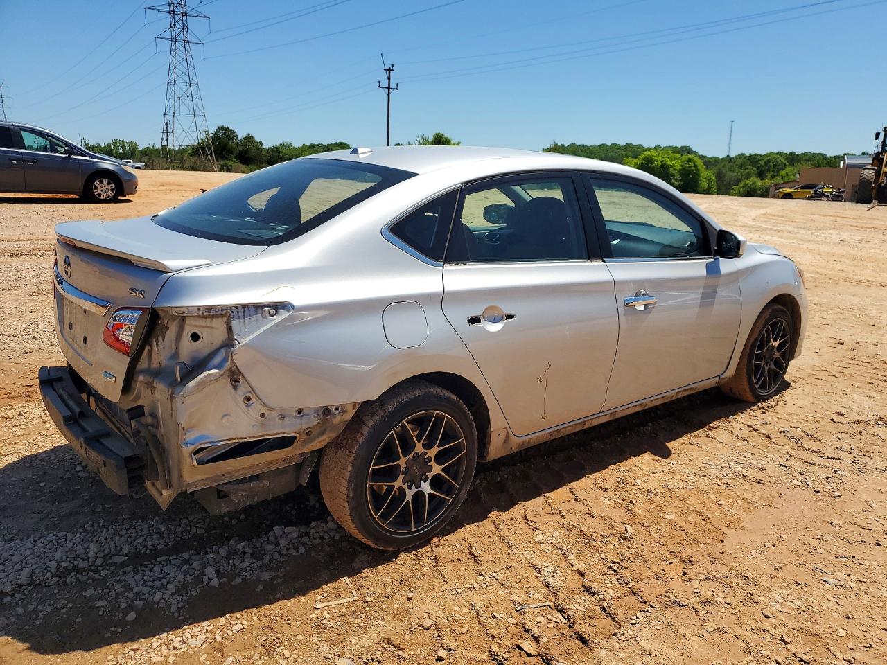 2014 Nissan Sentra Sr Silver vin: 3N1AB7AP7EY227236