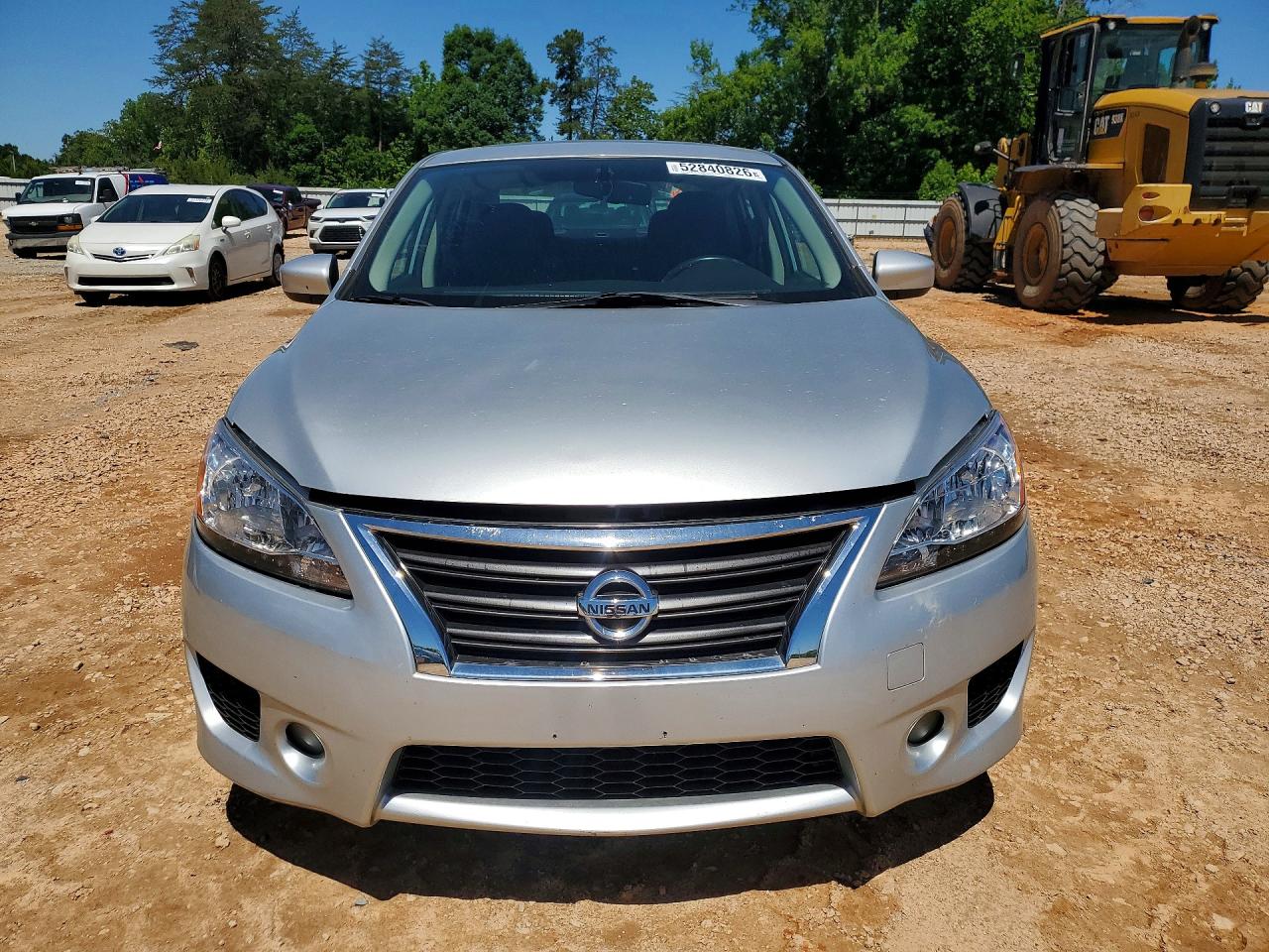 2014 Nissan Sentra Sr Silver vin: 3N1AB7AP7EY227236