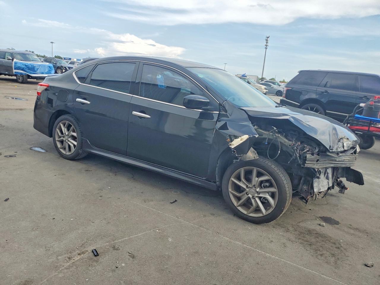 2014 Nissan Sentra Sr Черный vin: 3N1AB7AP7EY229052