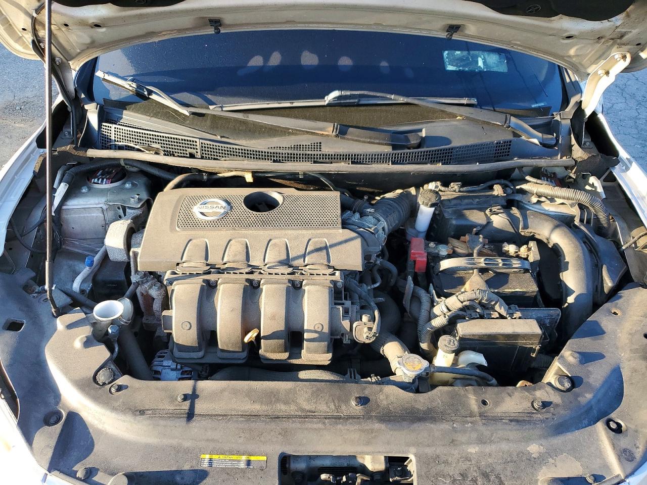 2014 Nissan Sentra Sv Silver vin: 3N1AB7AP7EY231562