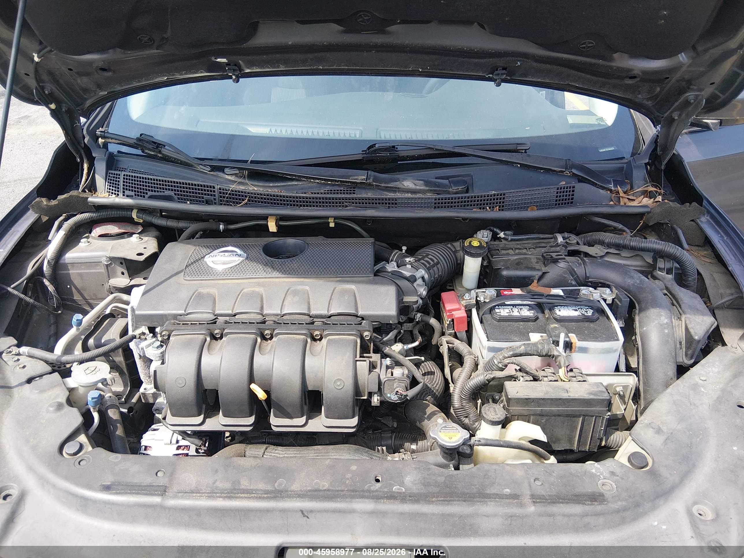 2014 Nissan Sentra Sv Gray vin: 3N1AB7AP7EY232825