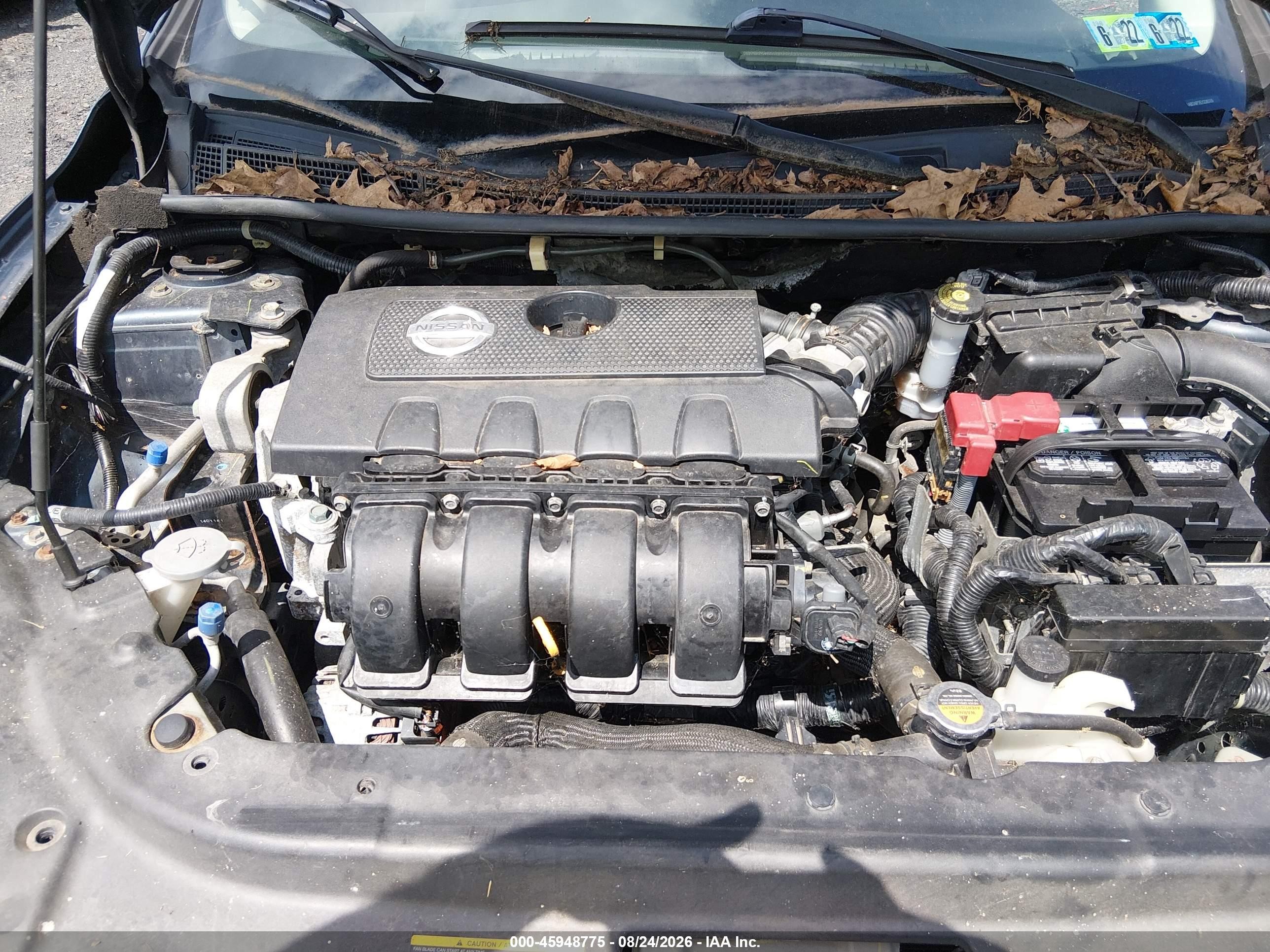 2014 Nissan Sentra S Gray vin: 3N1AB7AP7EY236339