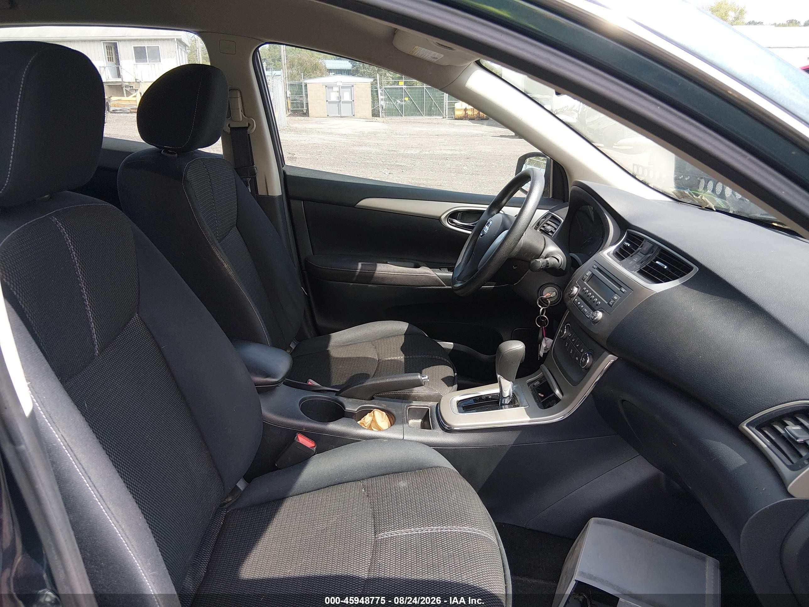 2014 Nissan Sentra S Gray vin: 3N1AB7AP7EY236339