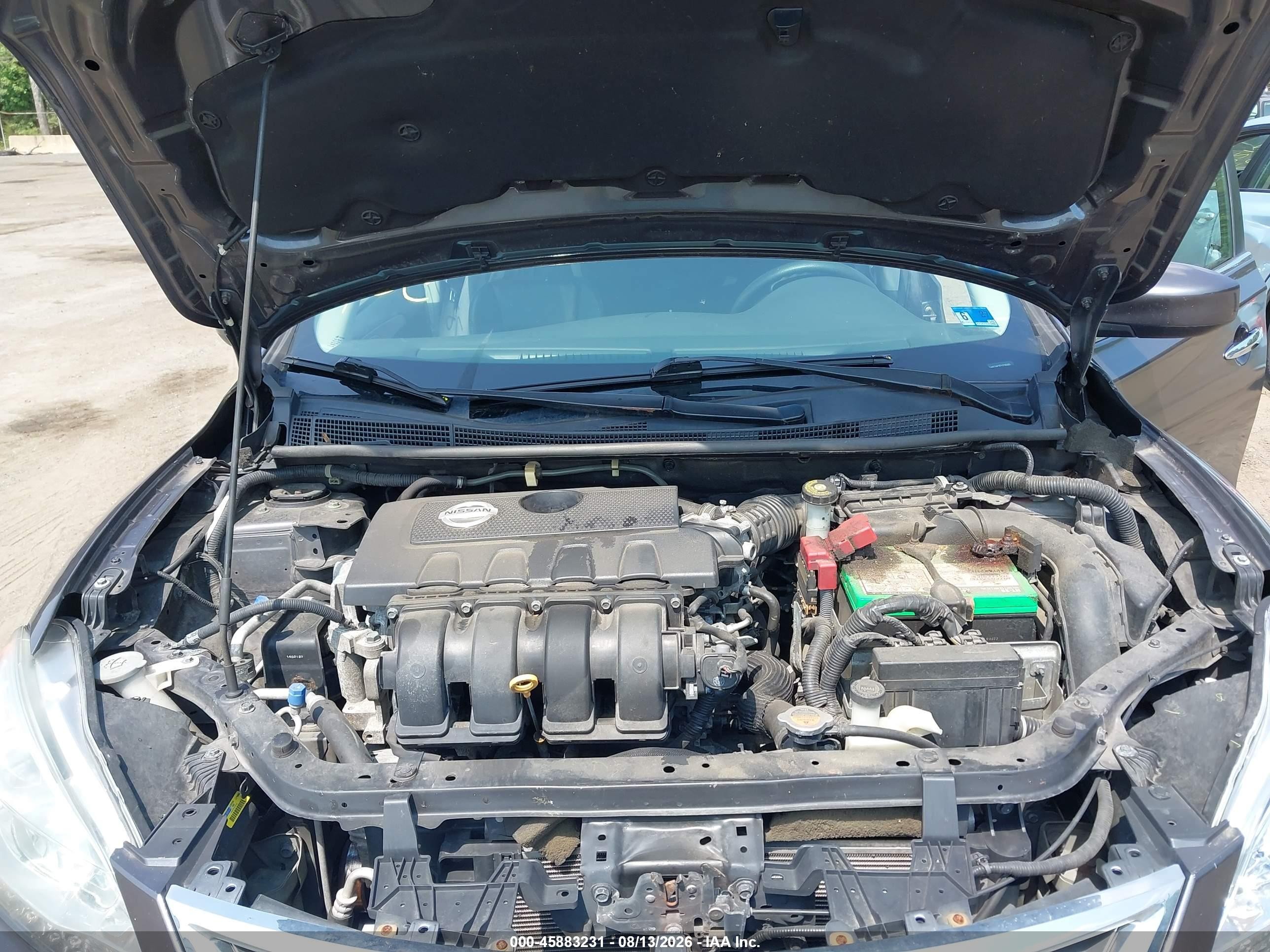 2014 Nissan Sentra Fe+ S/fe+ Sv/s/sl/sr/sv Black vin: 3N1AB7AP7EY238365
