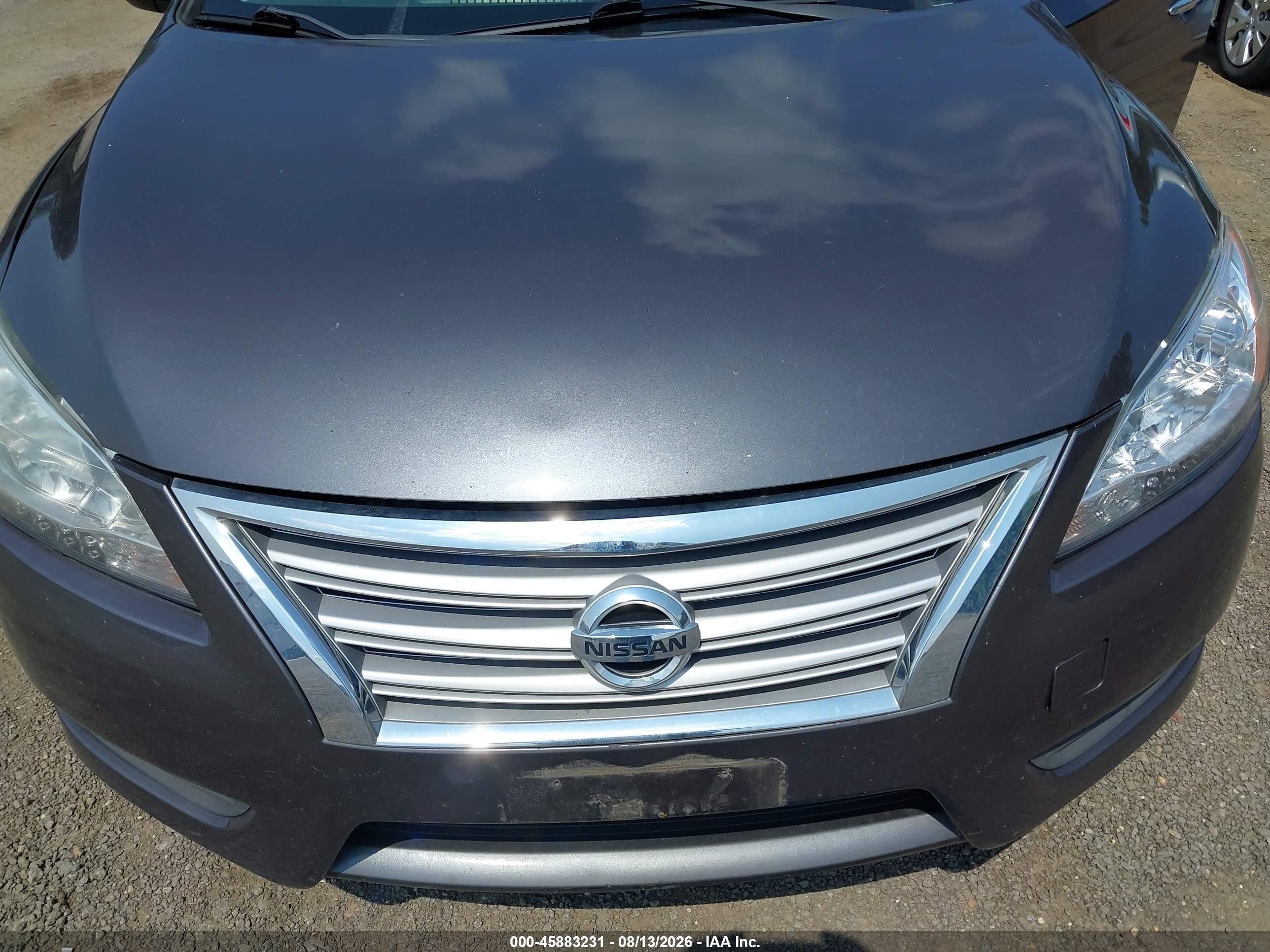 2014 Nissan Sentra Fe+ S/fe+ Sv/s/sl/sr/sv Black vin: 3N1AB7AP7EY238365