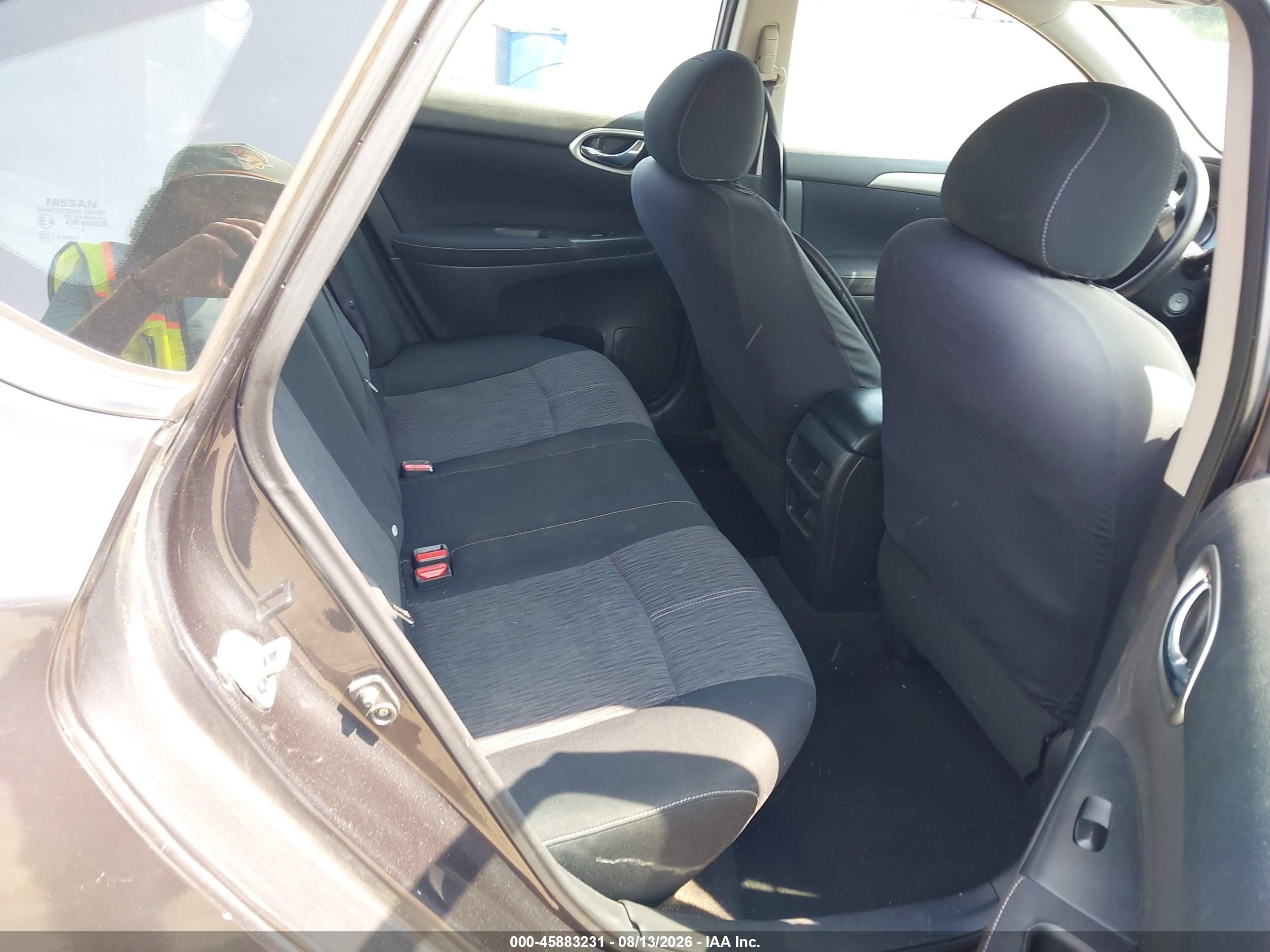2014 Nissan Sentra Fe+ S/fe+ Sv/s/sl/sr/sv Black vin: 3N1AB7AP7EY238365