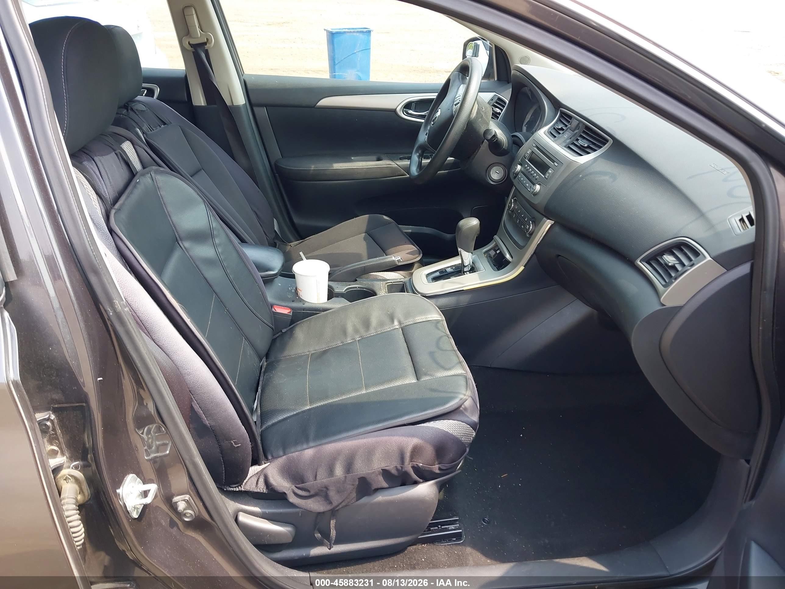 2014 Nissan Sentra Fe+ S/fe+ Sv/s/sl/sr/sv Black vin: 3N1AB7AP7EY238365