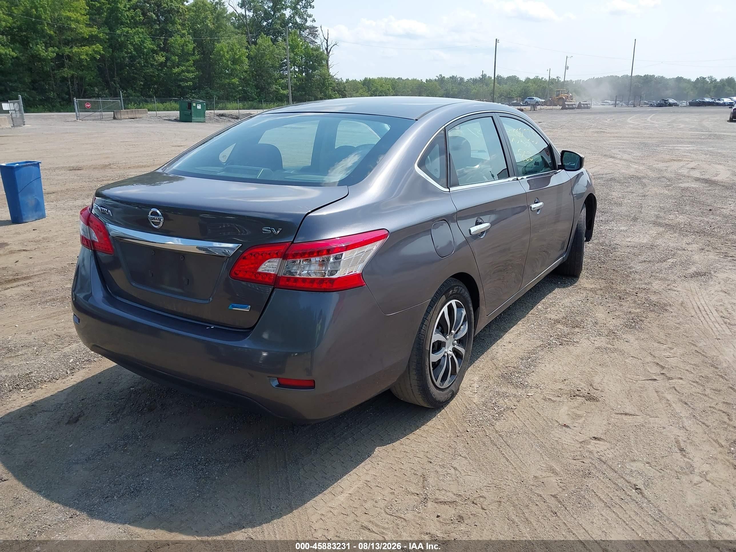 2014 Nissan Sentra Fe+ S/fe+ Sv/s/sl/sr/sv Black vin: 3N1AB7AP7EY238365