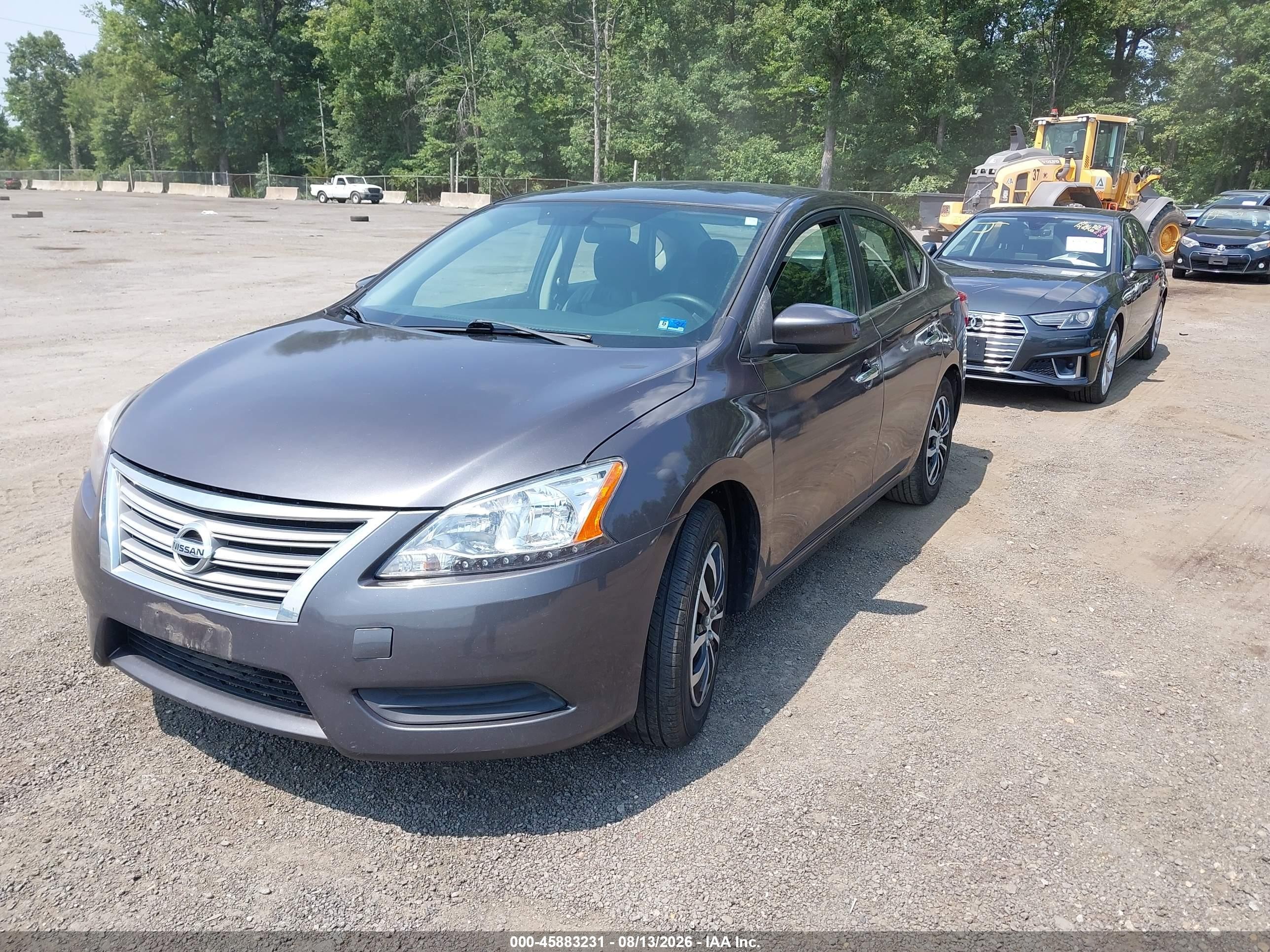 2014 Nissan Sentra Fe+ S/fe+ Sv/s/sl/sr/sv Black vin: 3N1AB7AP7EY238365