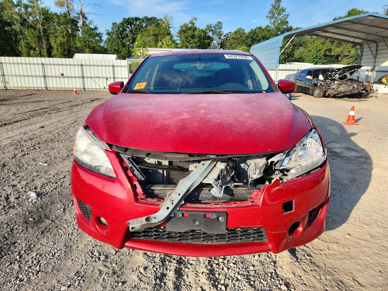 2014 Nissan Sentra Sr Red vin: 3N1AB7AP7EY241900