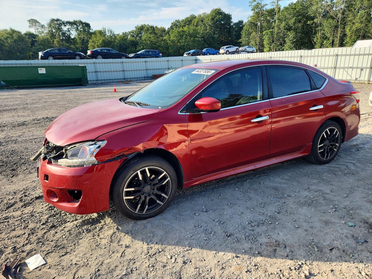 2014 Nissan Sentra Sr Red vin: 3N1AB7AP7EY241900