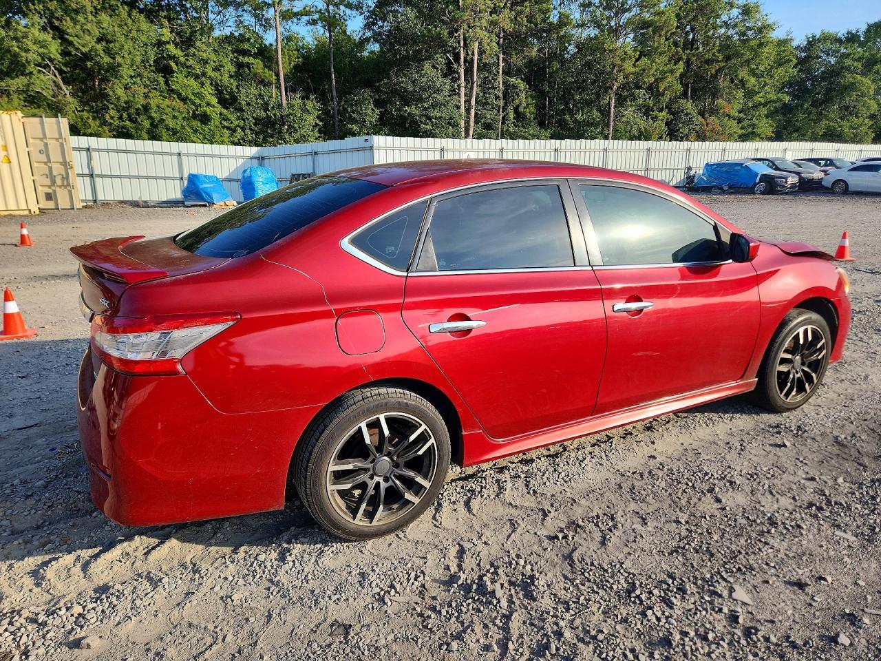 2014 Nissan Sentra Sr Red vin: 3N1AB7AP7EY241900