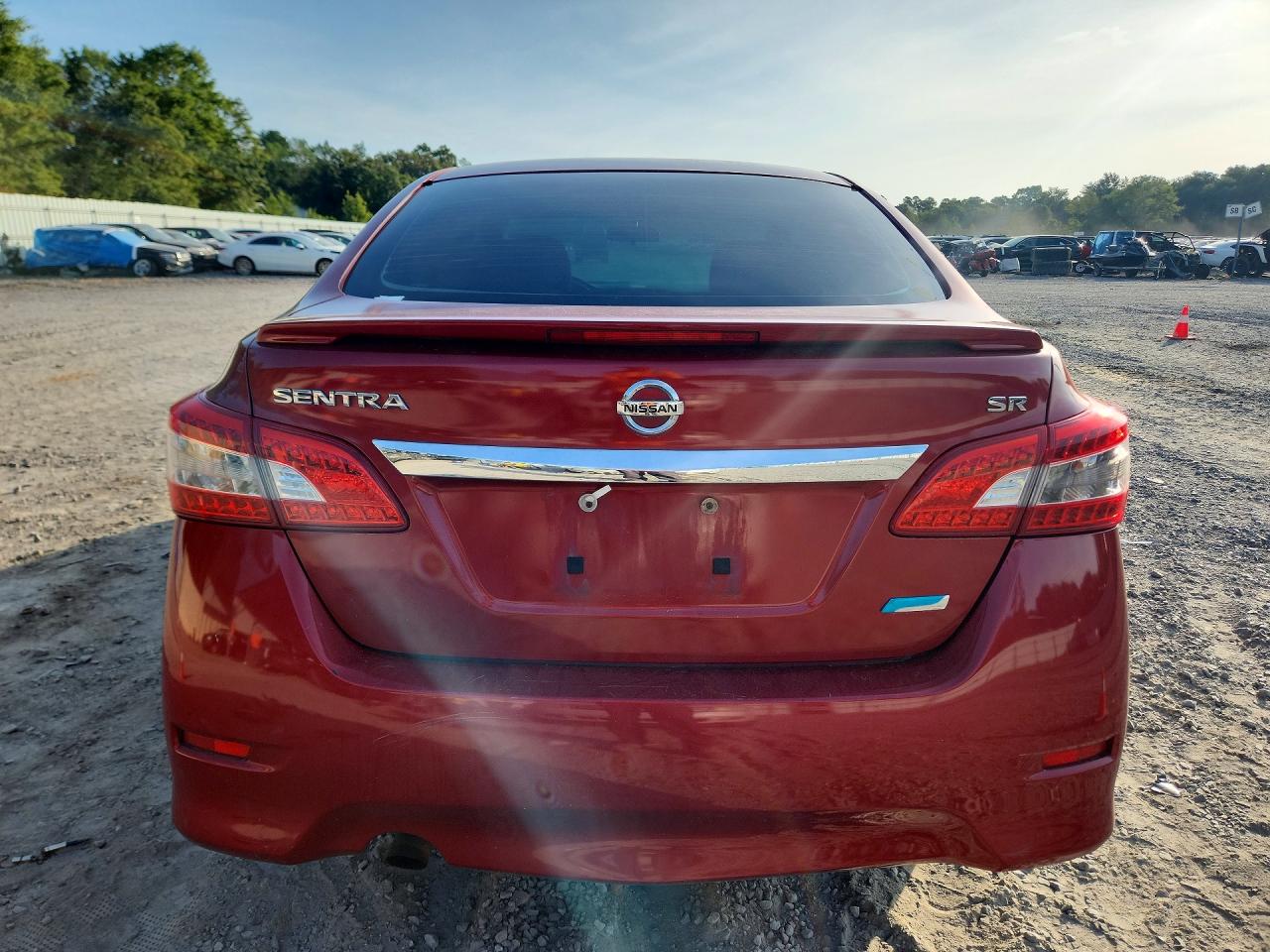 2014 Nissan Sentra Sr Red vin: 3N1AB7AP7EY241900
