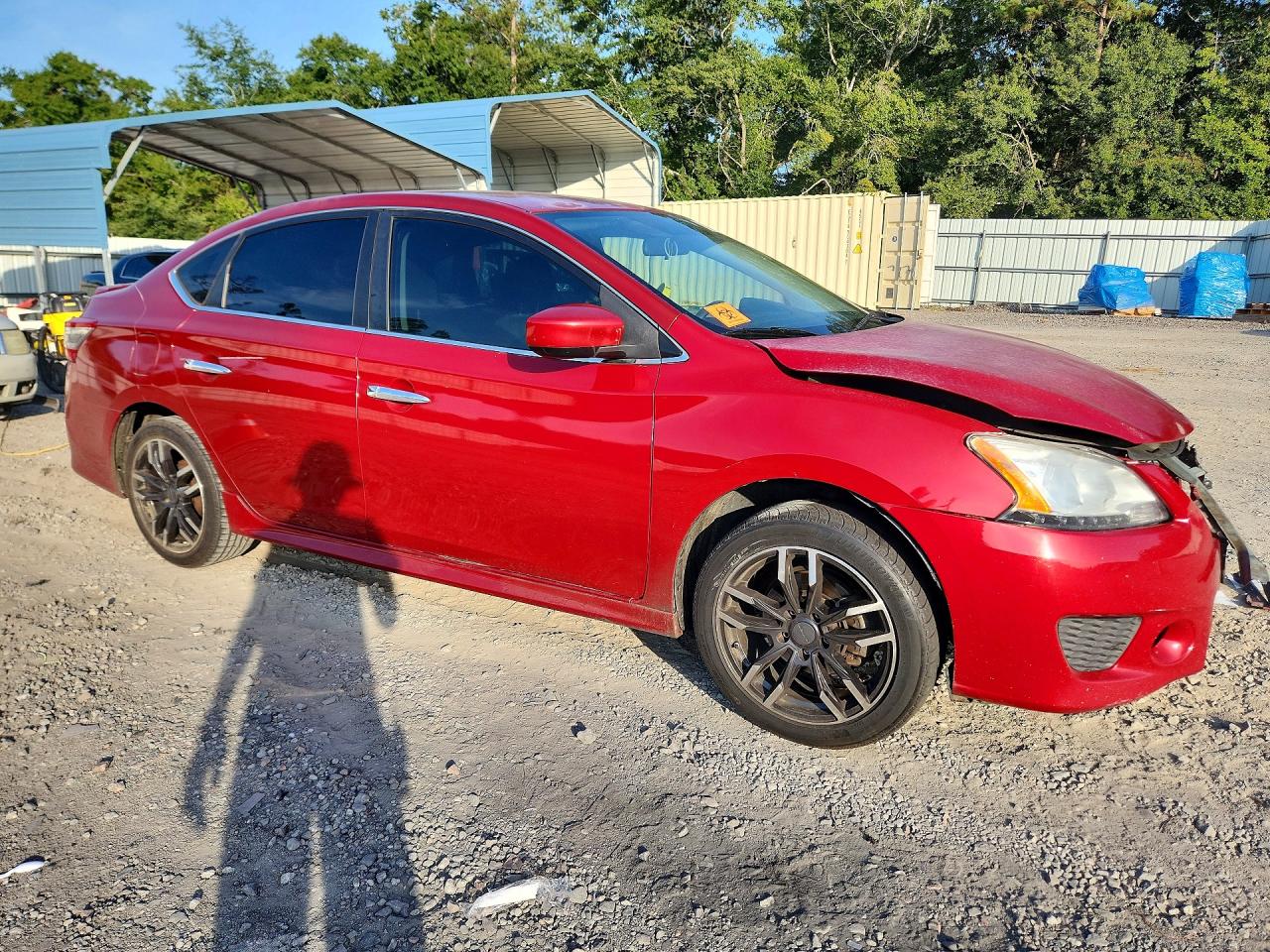 2014 Nissan Sentra Sr Red vin: 3N1AB7AP7EY241900