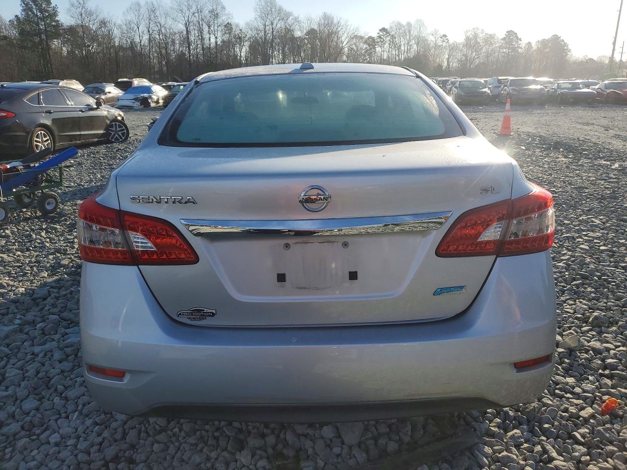 2014 Nissan Sentra Sl Серебряный vin: 3N1AB7AP7EY246689